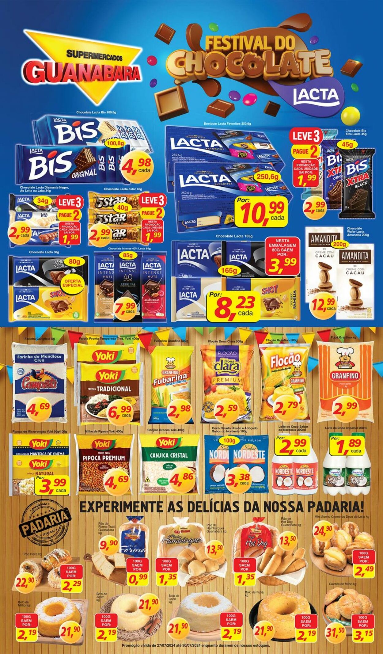 Folheto Supermercados Guanabara 27.07.2024 - 28.07.2024