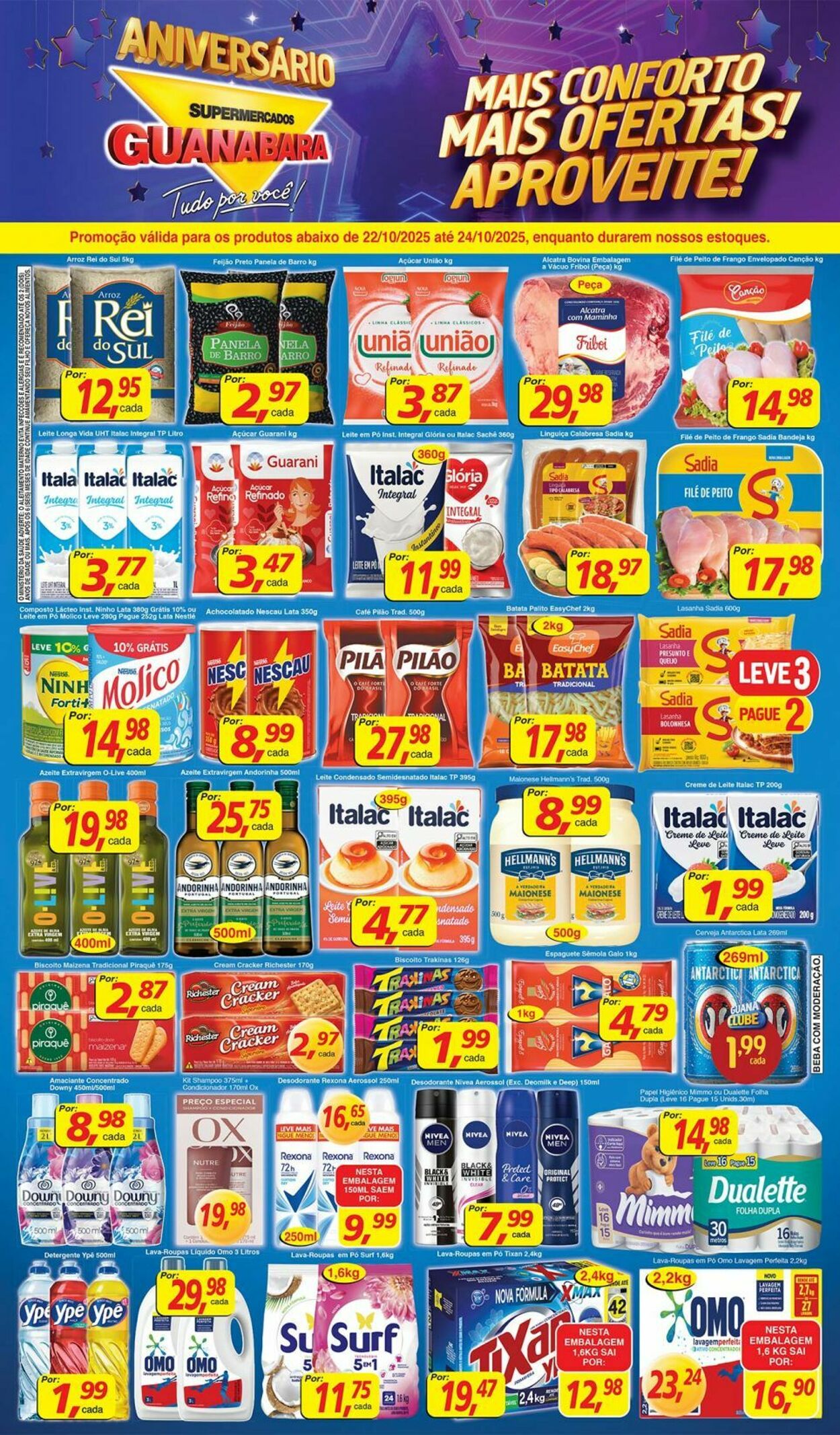 Folheto Supermercados Guanabara 22.10.2025 - 23.10.2025