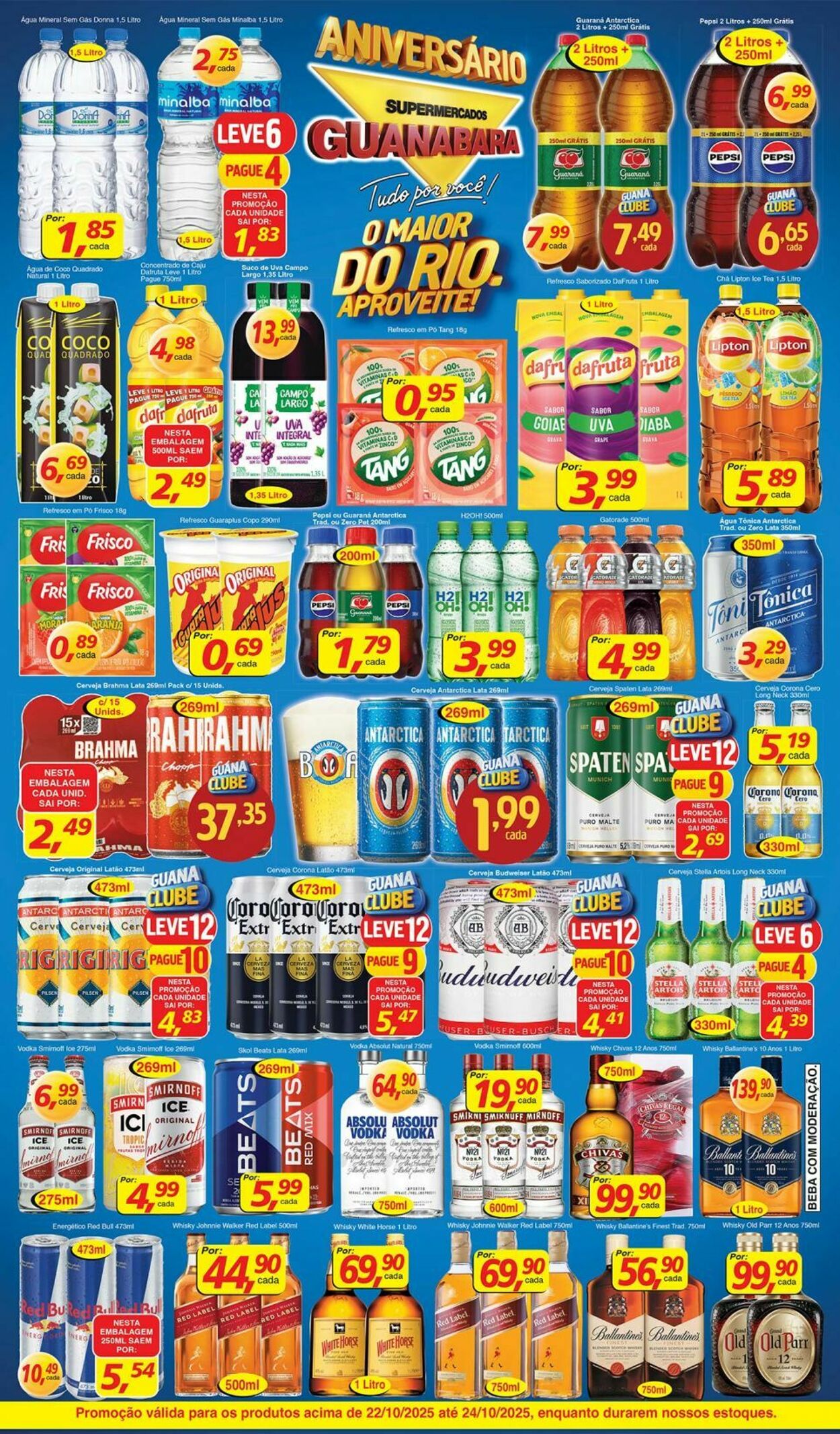 Folheto Supermercados Guanabara 22.10.2025 - 23.10.2025