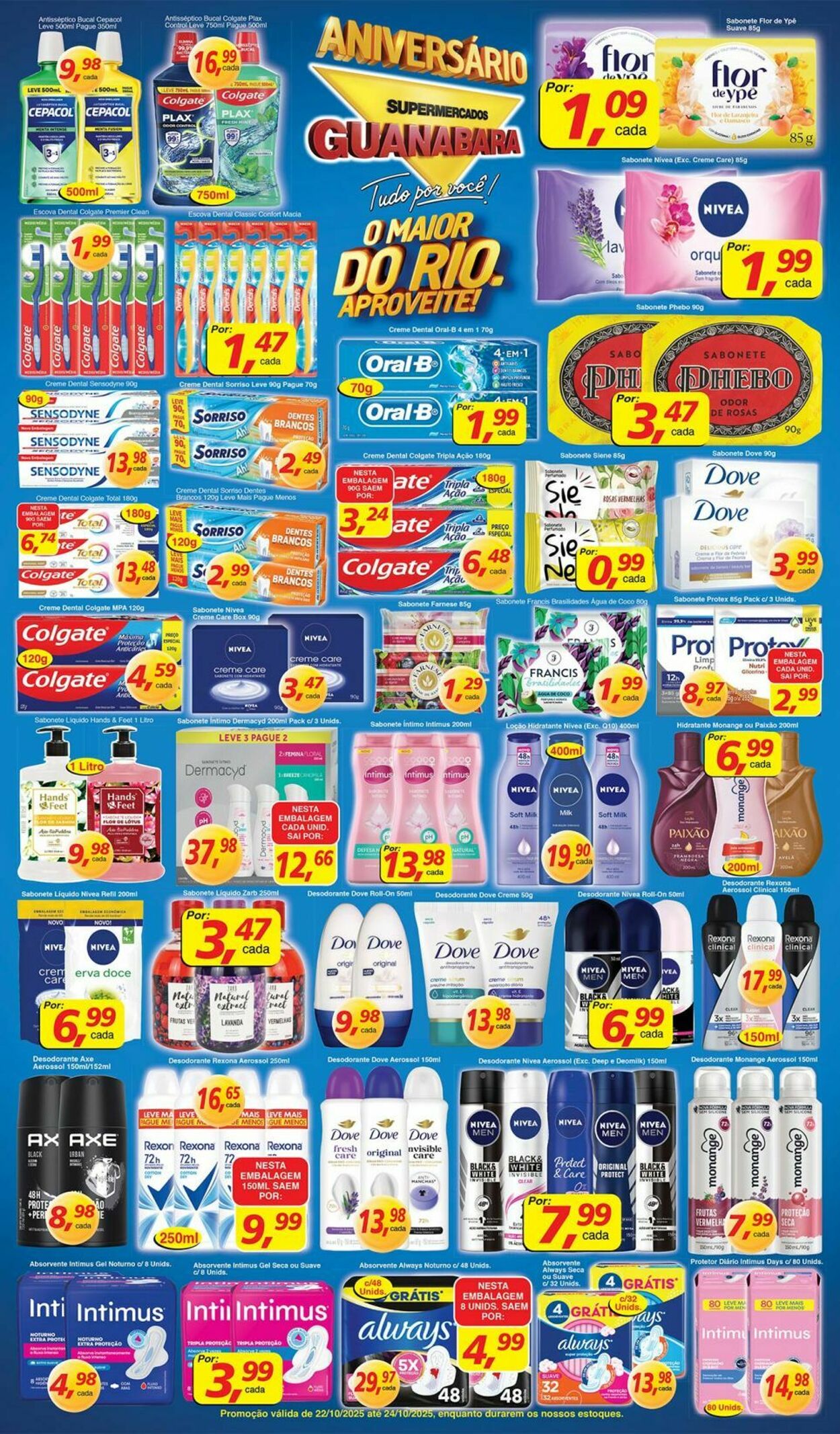 Folheto Supermercados Guanabara 22.10.2025 - 23.10.2025