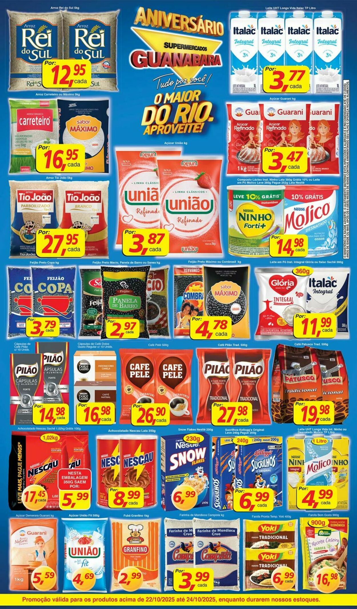 Folheto Supermercados Guanabara 22.10.2025 - 23.10.2025