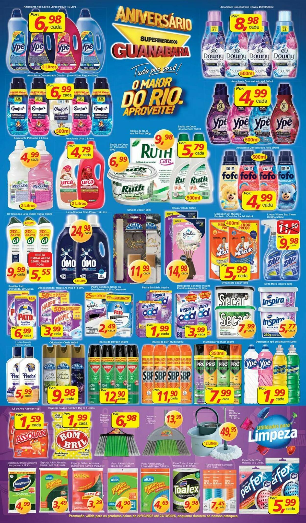 Folheto Supermercados Guanabara 22.10.2025 - 23.10.2025