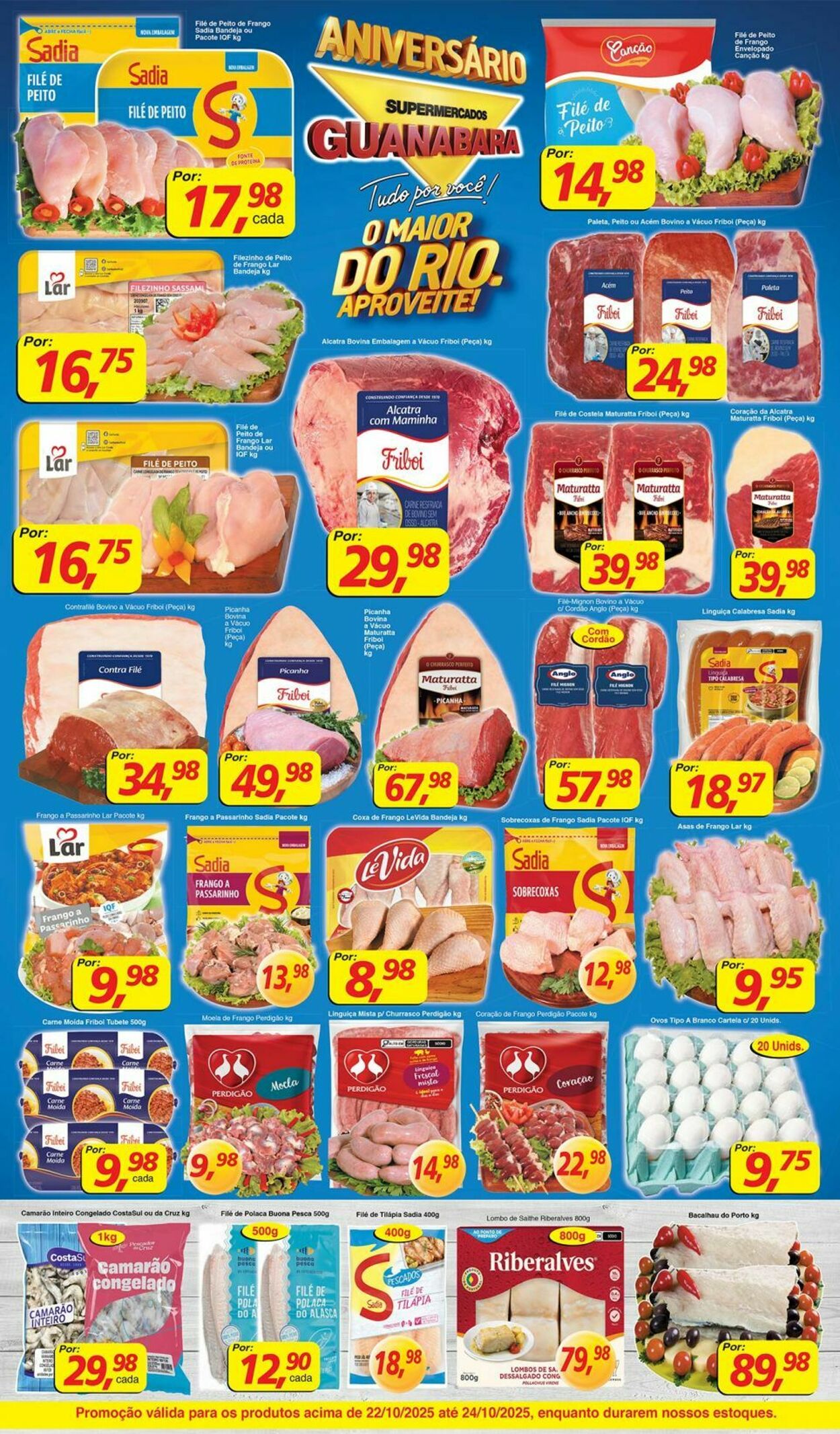 Folheto Supermercados Guanabara 22.10.2025 - 23.10.2025