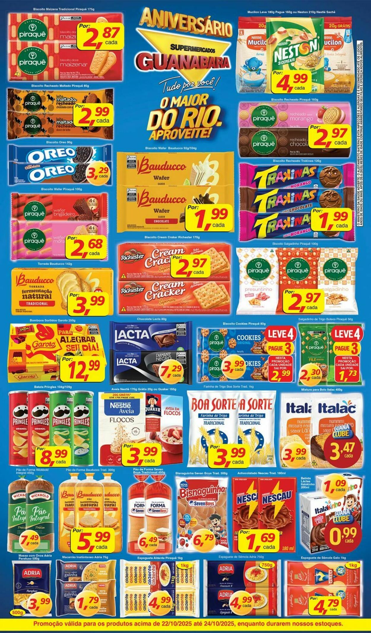 Folheto Supermercados Guanabara 22.10.2025 - 23.10.2025
