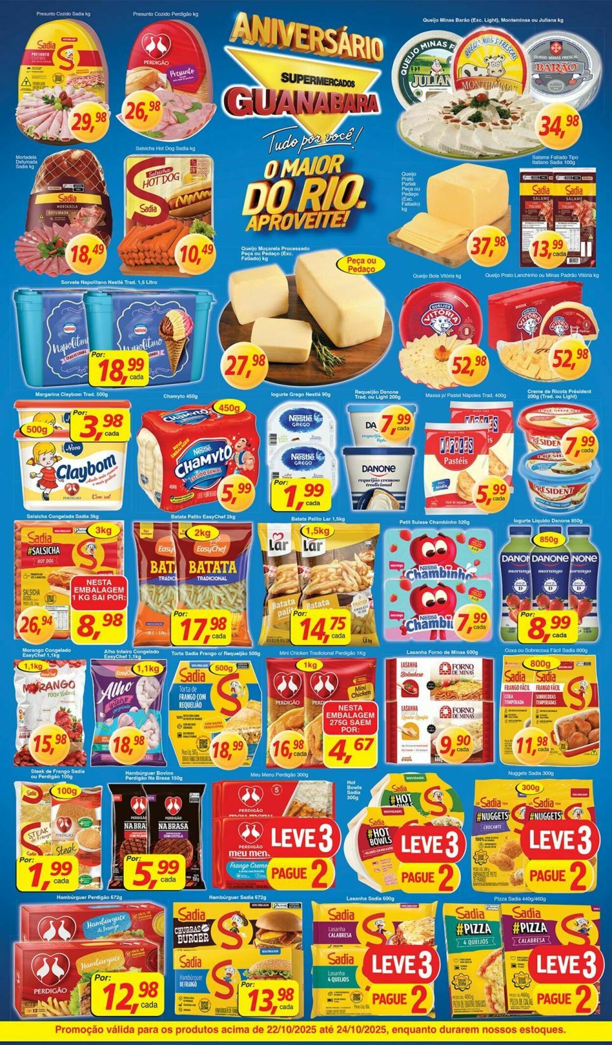 Folheto Supermercados Guanabara 22.10.2025 - 23.10.2025