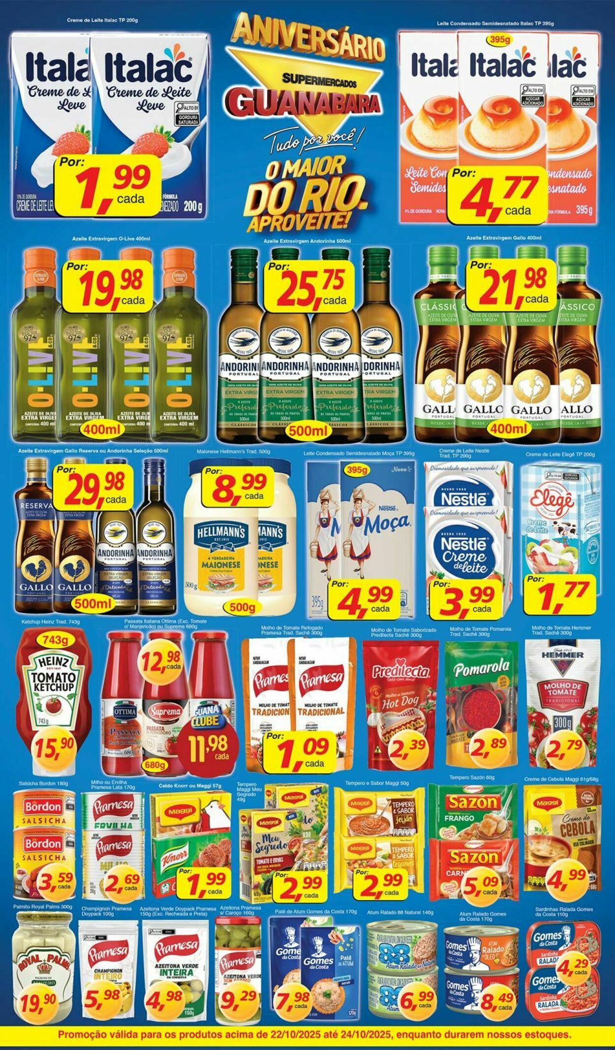 Folheto Supermercados Guanabara 22.10.2025 - 23.10.2025