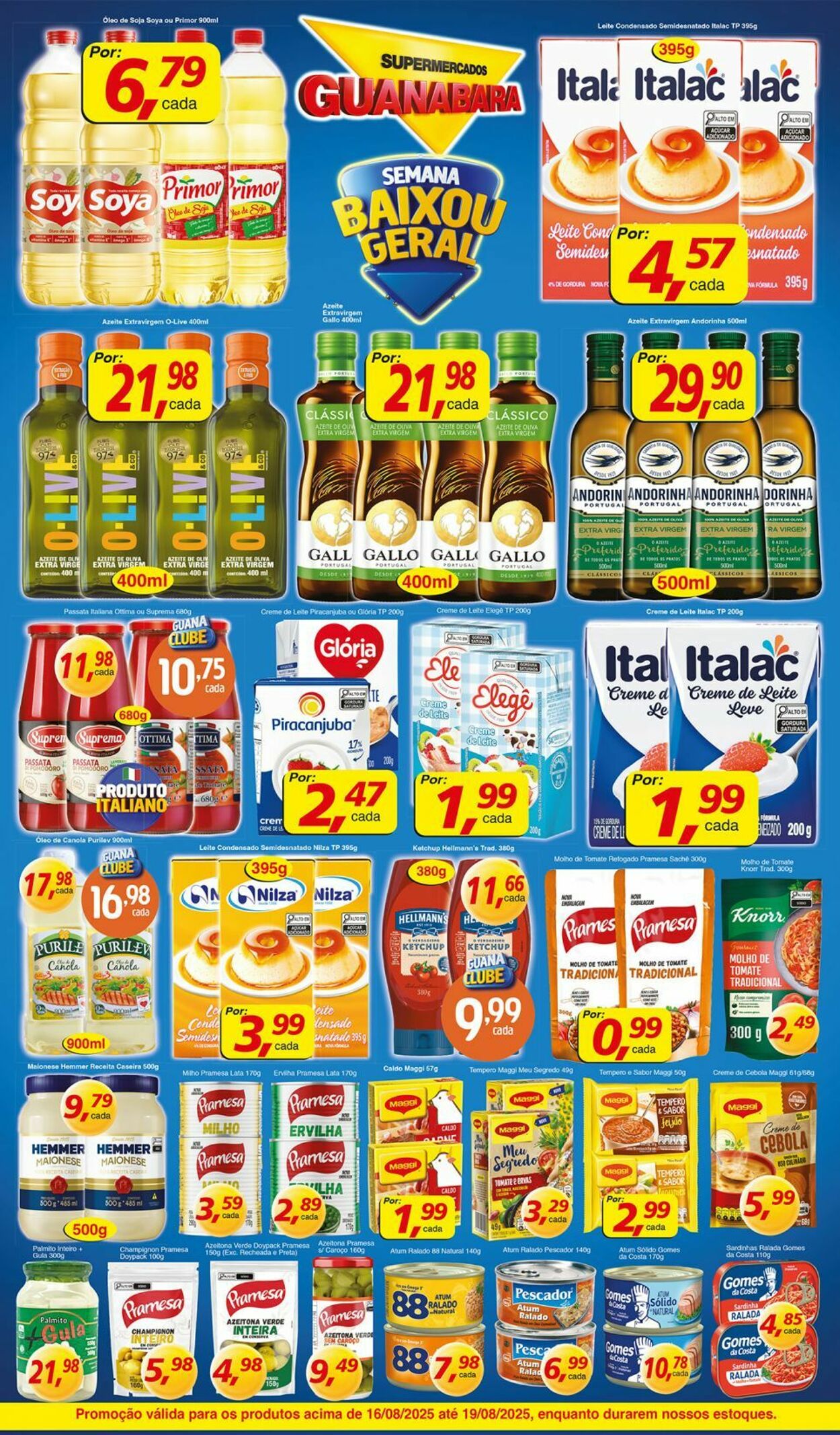 Folheto Supermercados Guanabara 16.08.2025 - 17.08.2025