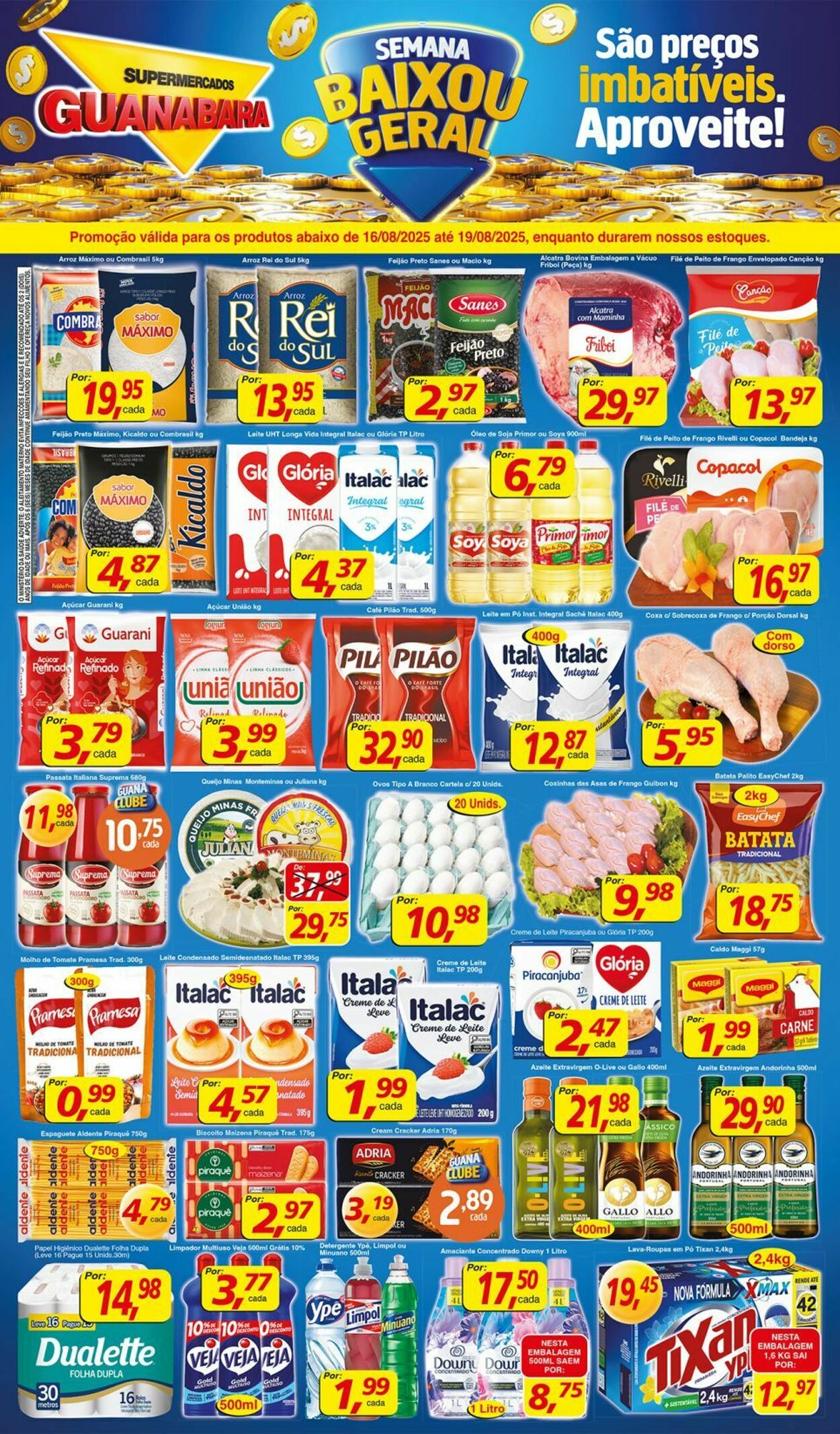 Folheto Supermercados Guanabara 16.08.2025 - 17.08.2025