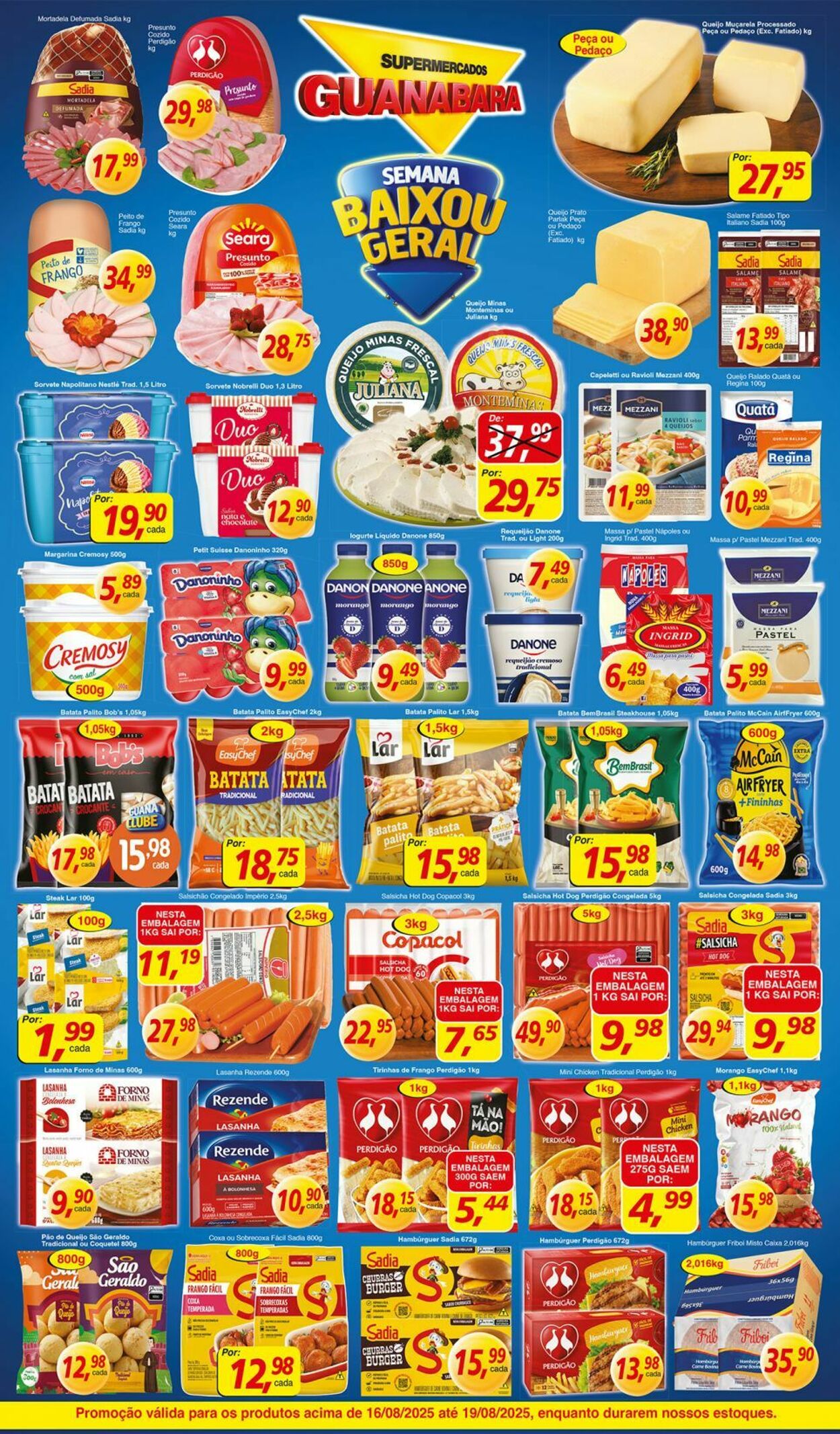 Folheto Supermercados Guanabara 16.08.2025 - 17.08.2025