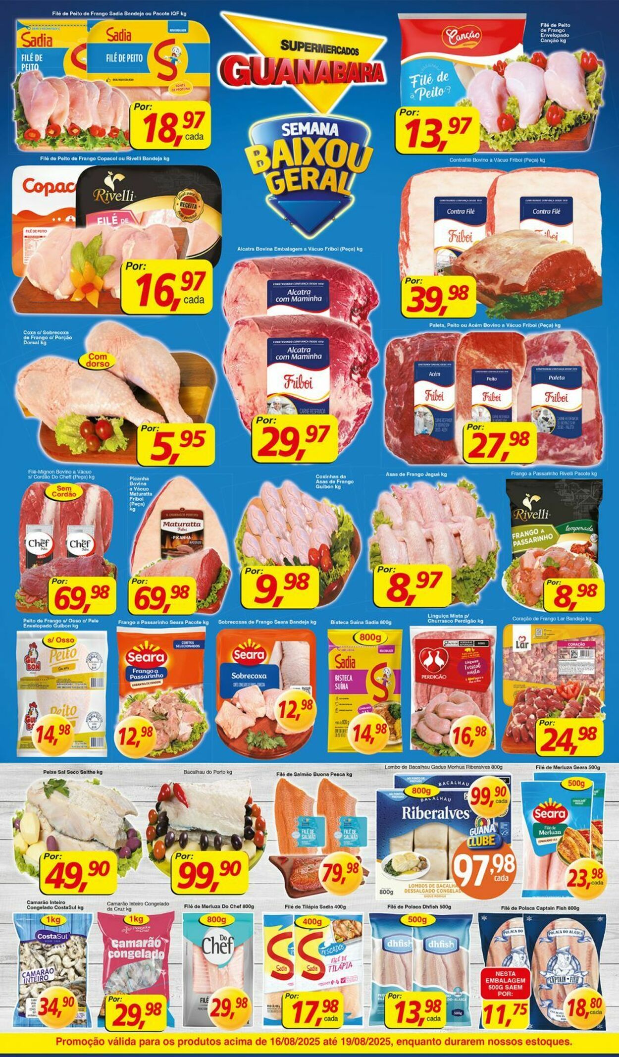 Folheto Supermercados Guanabara 16.08.2025 - 17.08.2025