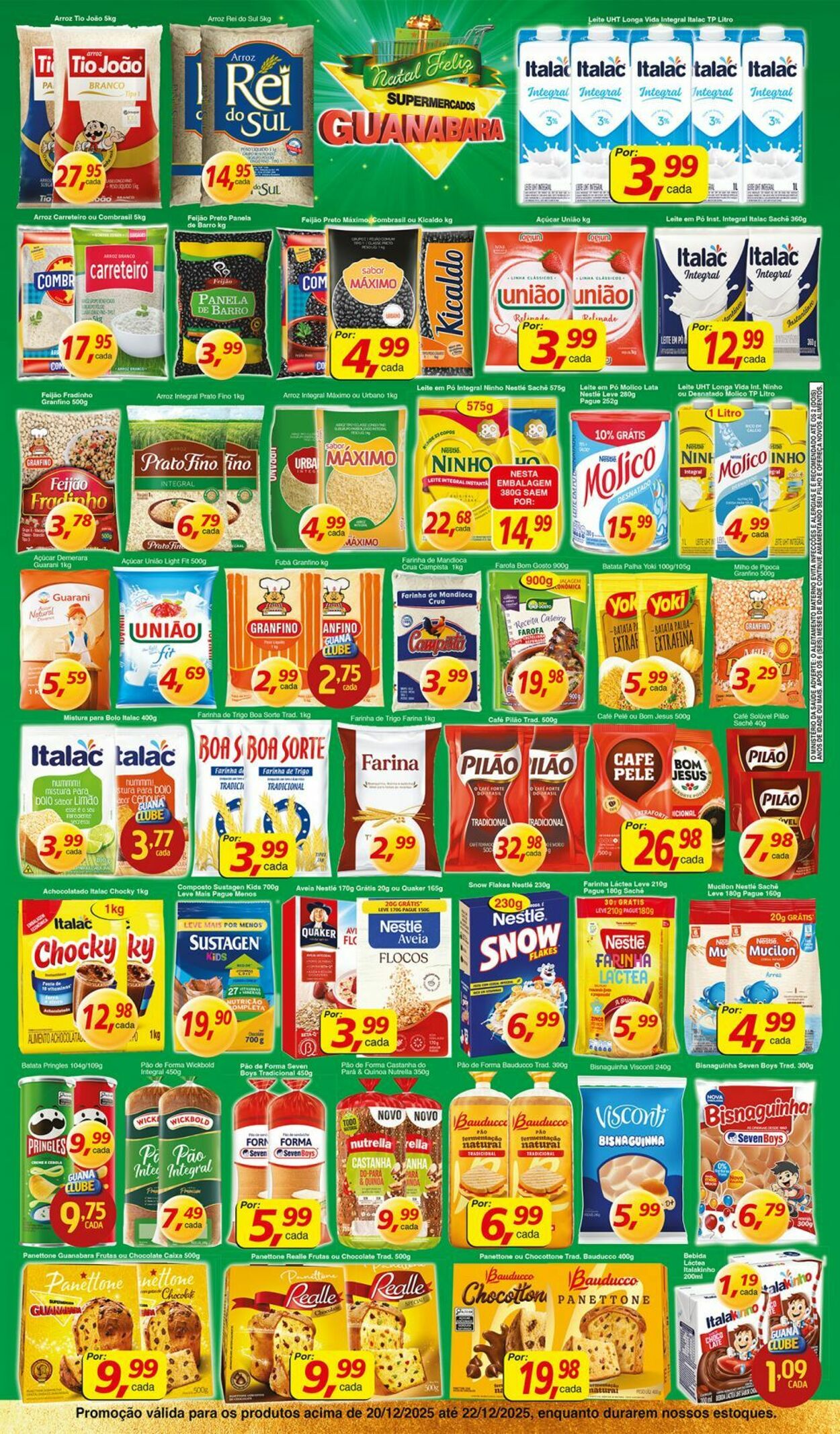 Folheto Supermercados Guanabara 20.12.2025 - 21.12.2025