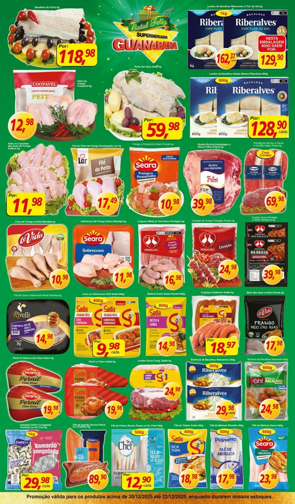 Folheto Supermercados Guanabara 20.12.2025 - 21.12.2025