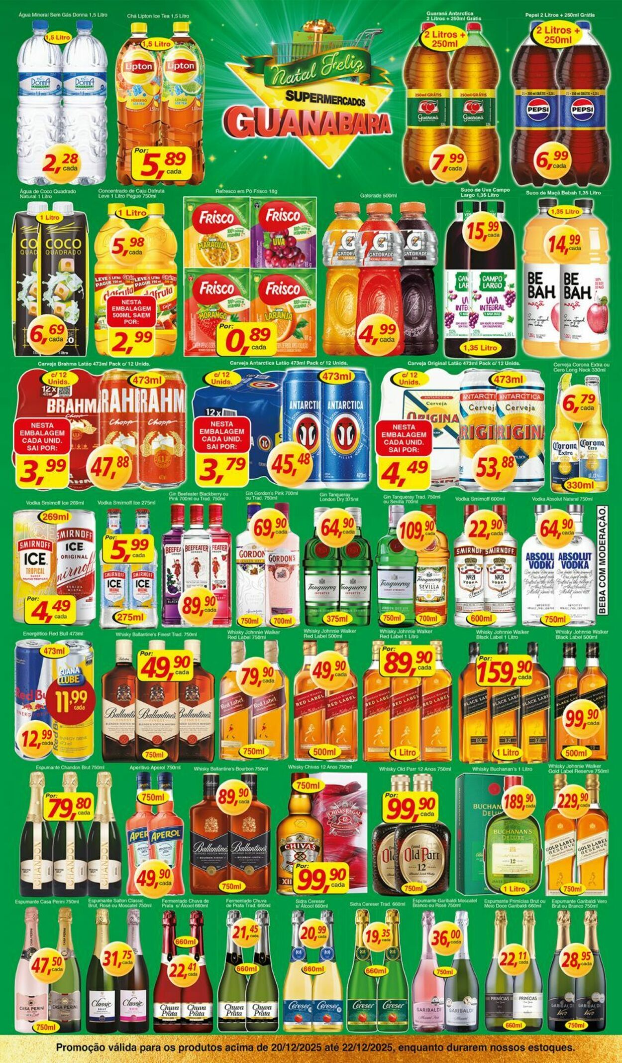 Folheto Supermercados Guanabara 20.12.2025 - 21.12.2025