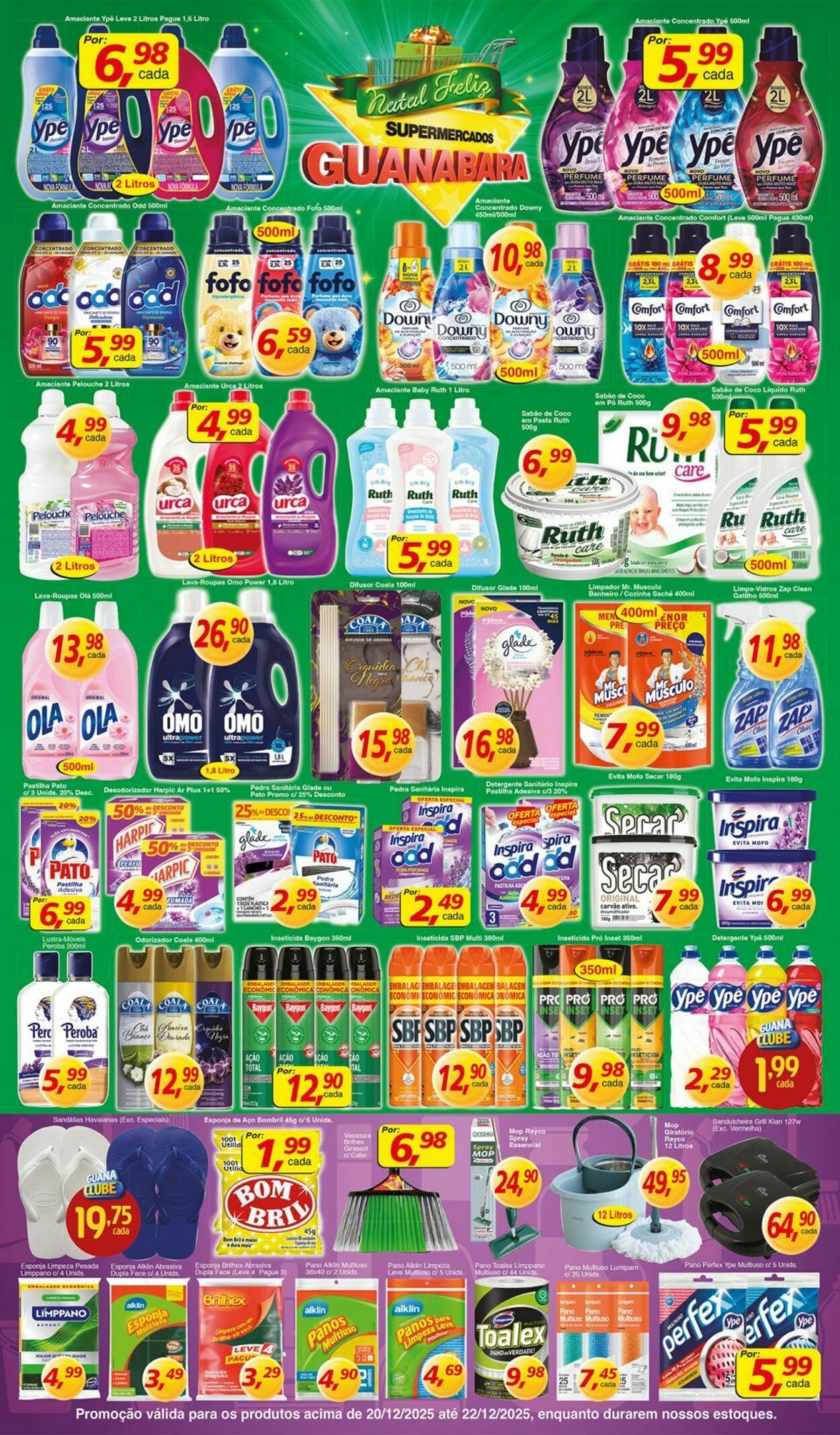 Folheto Supermercados Guanabara 20.12.2025 - 21.12.2025