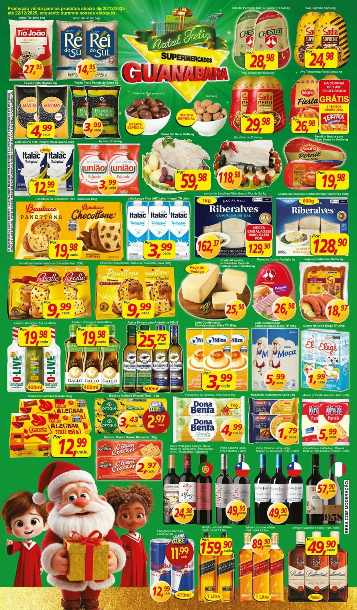 Folheto Supermercados Guanabara 20.12.2025 - 21.12.2025