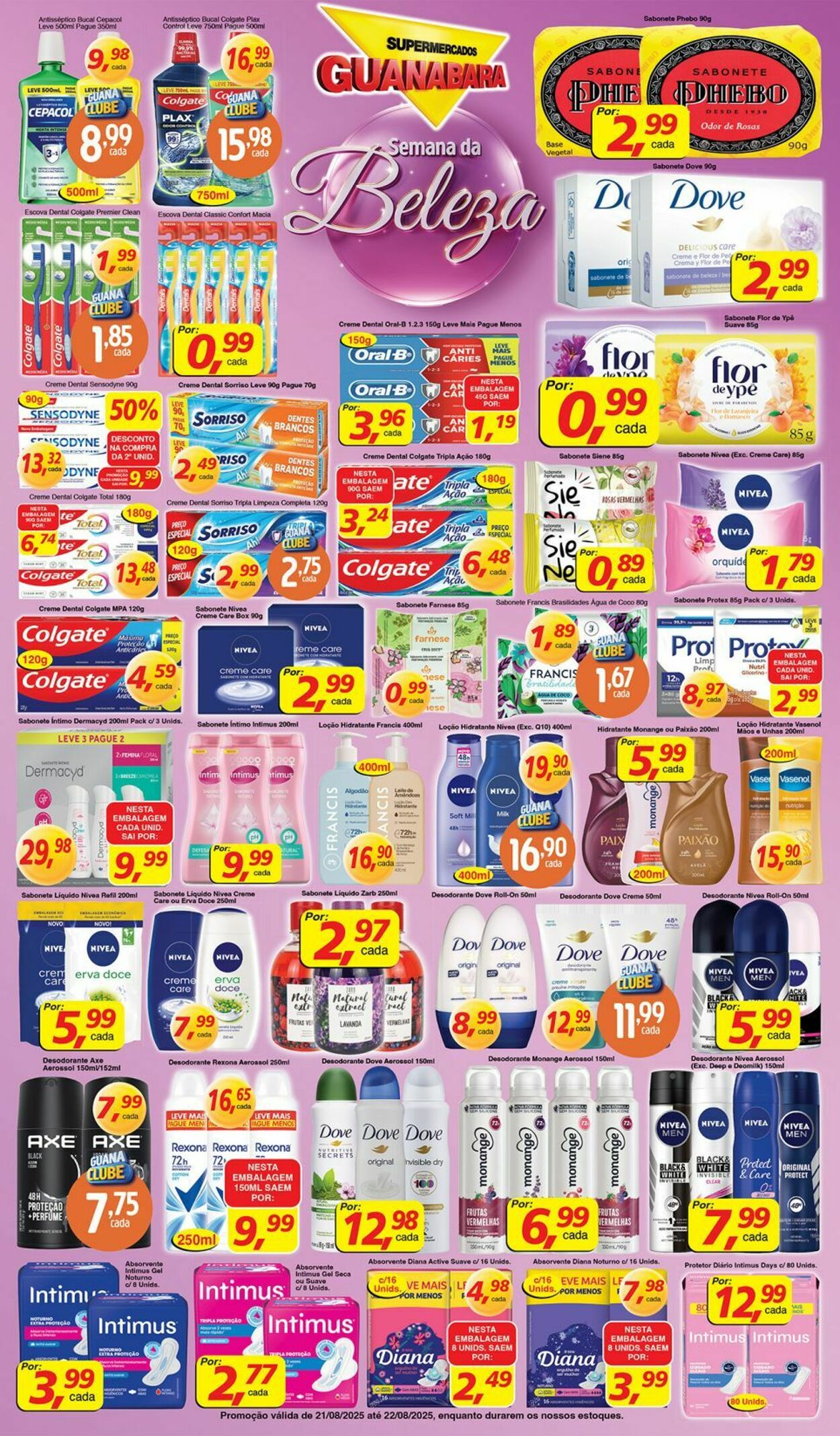 Folheto Supermercados Guanabara 21.08.2025 - 22.08.2025