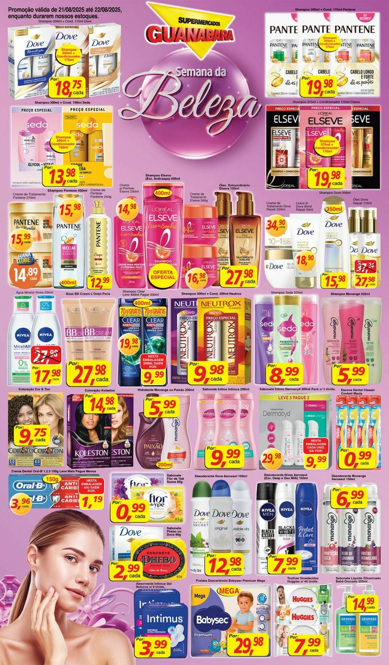 Folheto Supermercados Guanabara 21.08.2025 - 22.08.2025