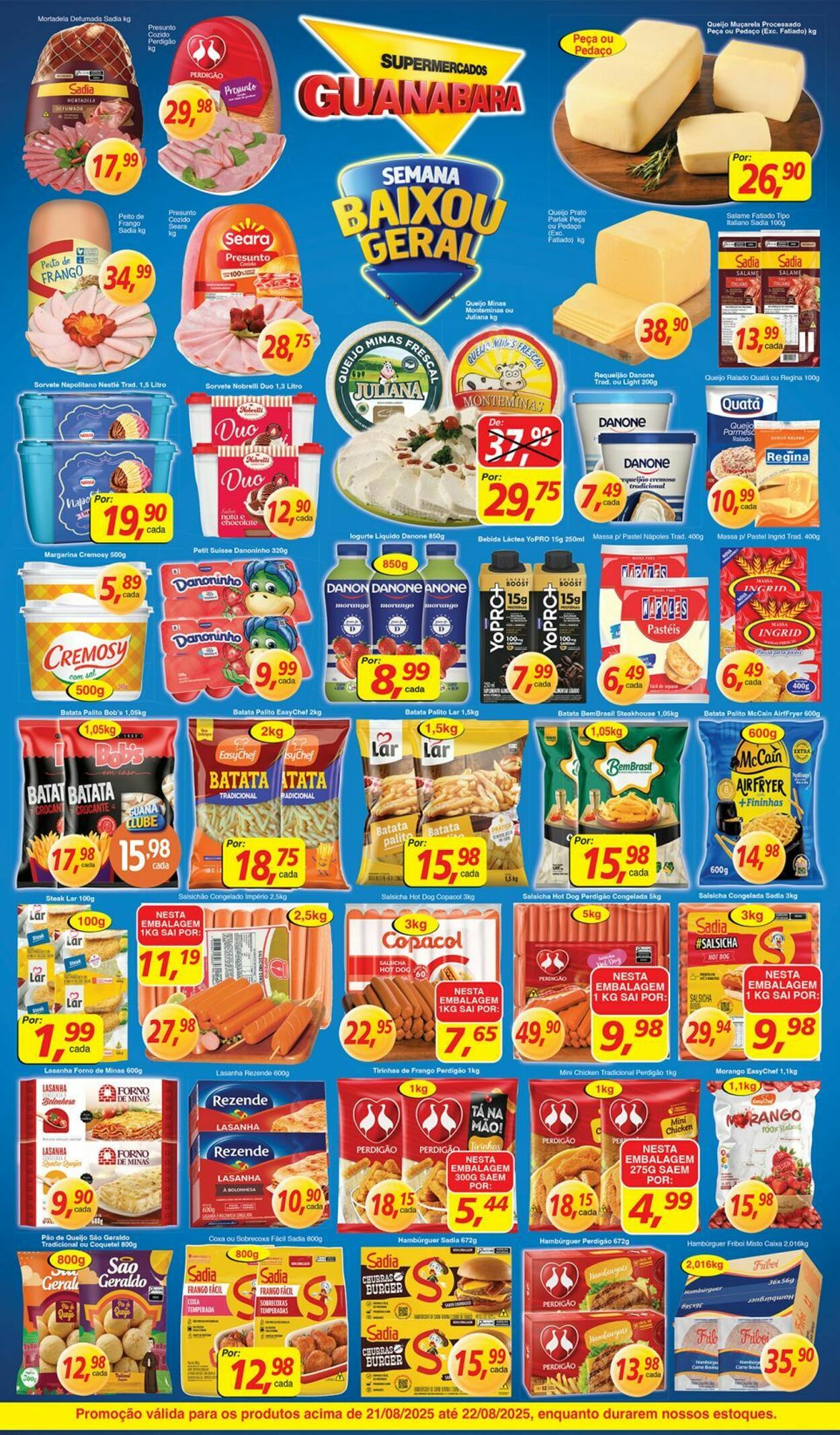 Folheto Supermercados Guanabara 21.08.2025 - 22.08.2025