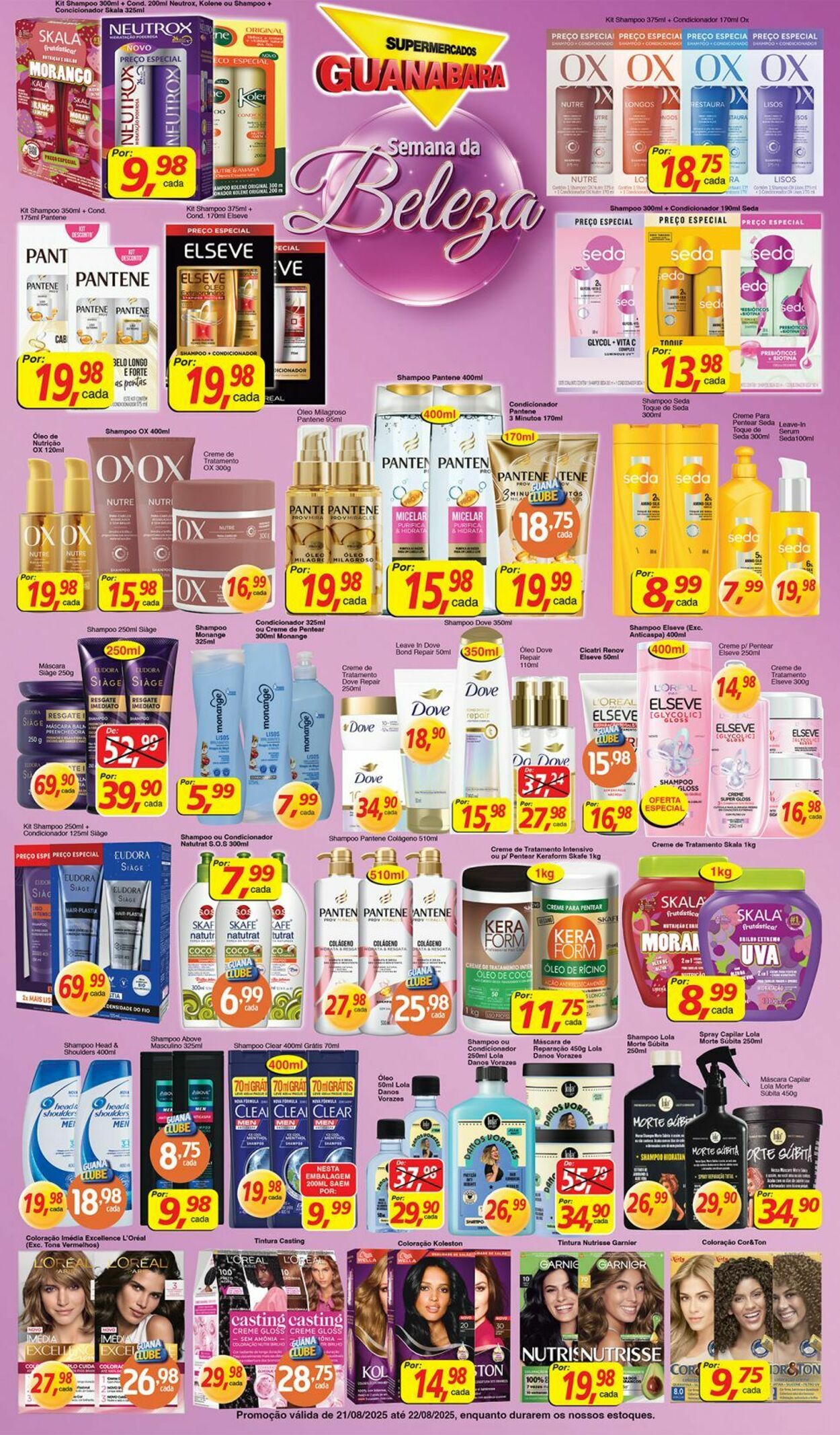 Folheto Supermercados Guanabara 21.08.2025 - 22.08.2025