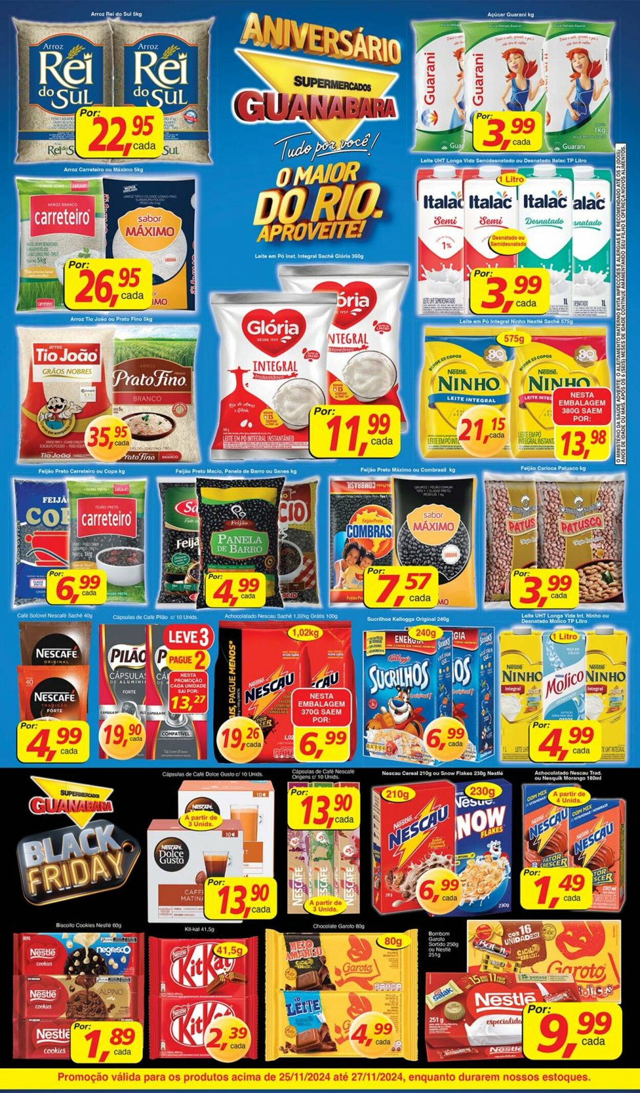 Folheto Supermercados Guanabara 25.11.2024 - 26.11.2024