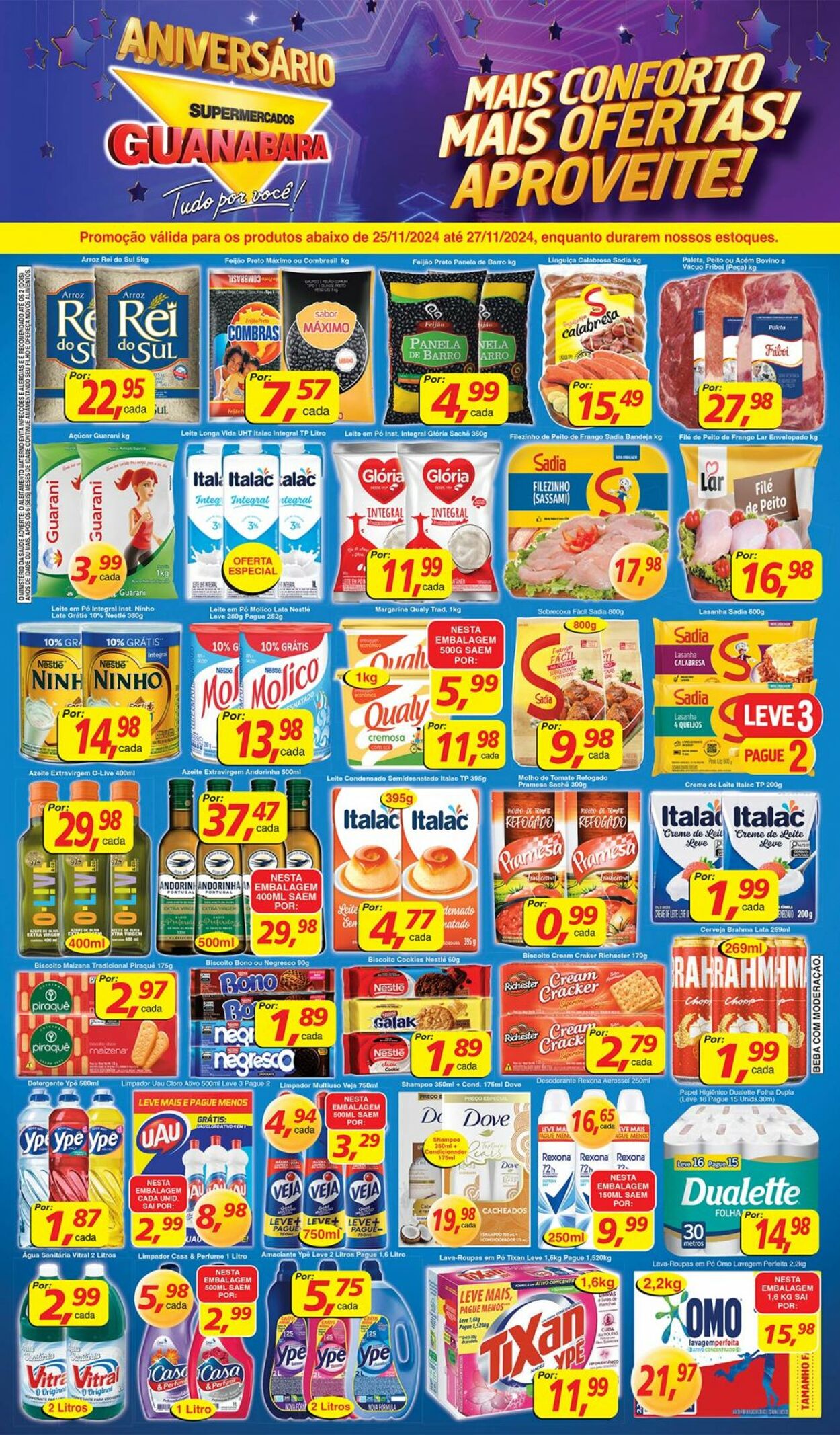 Folheto Supermercados Guanabara 25.11.2024 - 26.11.2024