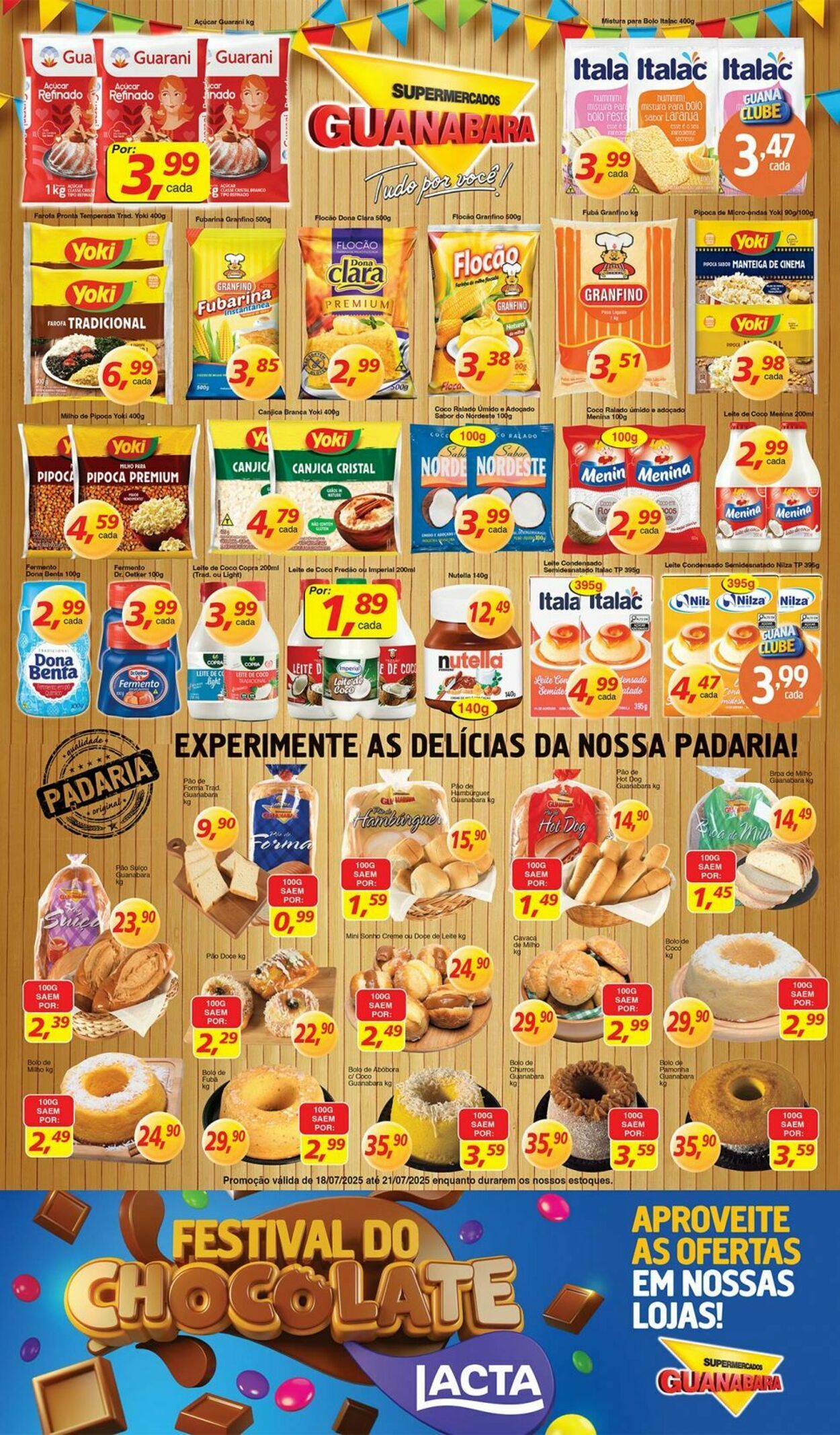 Folheto Supermercados Guanabara 18.07.2025 - 19.07.2025
