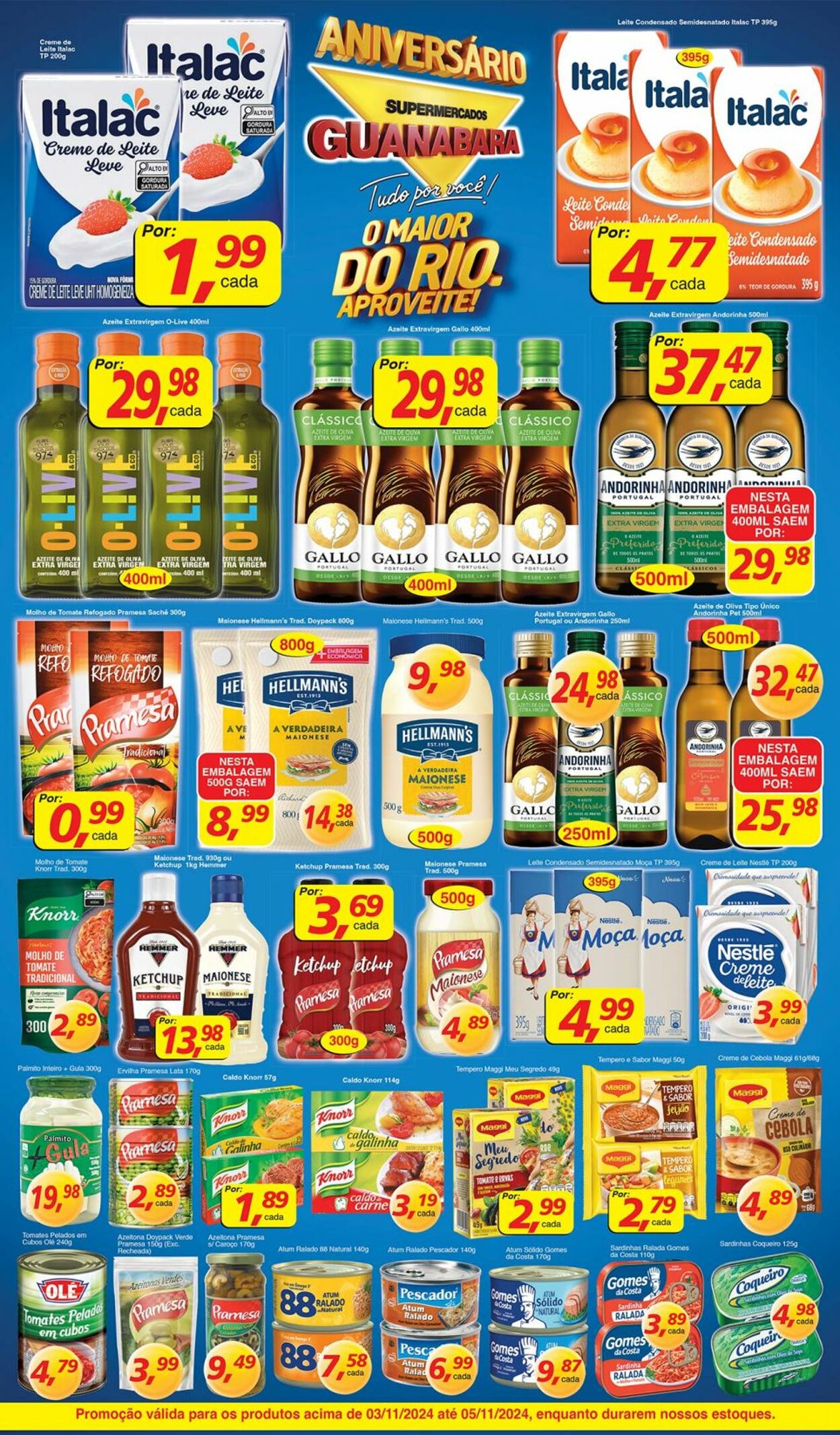 Folheto Supermercados Guanabara 03.11.2024 - 04.11.2024