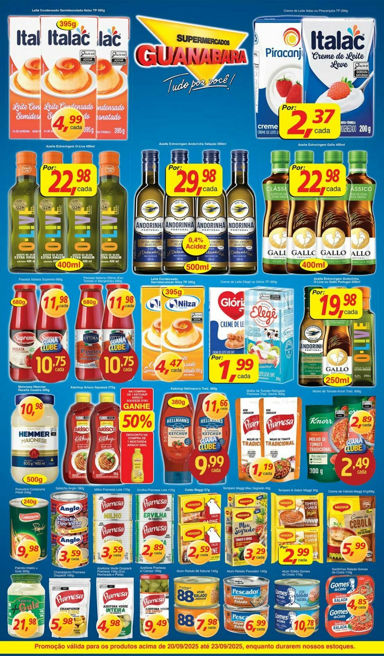 Folheto Supermercados Guanabara 20.09.2025 - 21.09.2025
