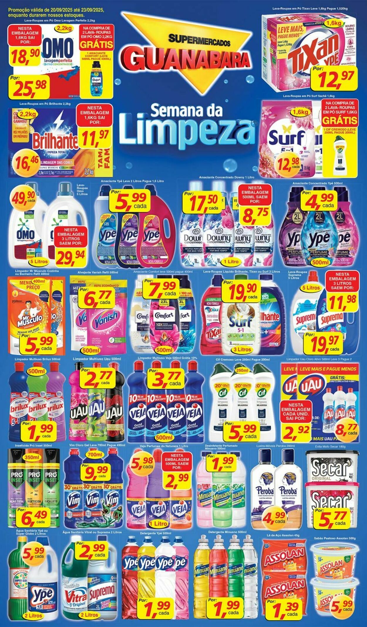 Folheto Supermercados Guanabara 20.09.2025 - 21.09.2025