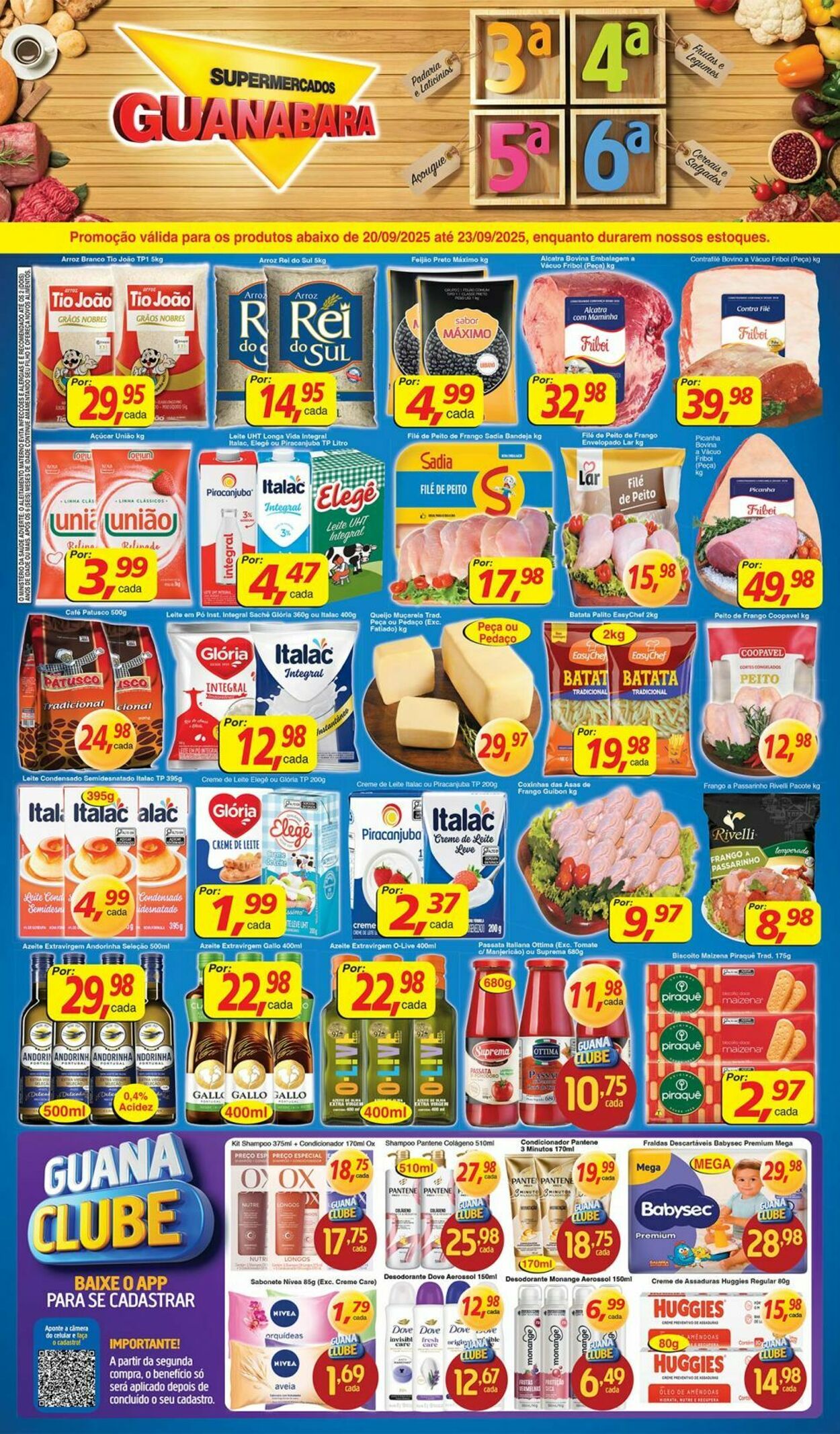 Folheto Supermercados Guanabara 20.09.2025 - 21.09.2025