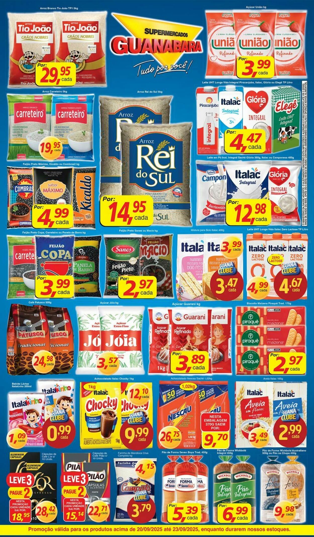 Folheto Supermercados Guanabara 20.09.2025 - 21.09.2025