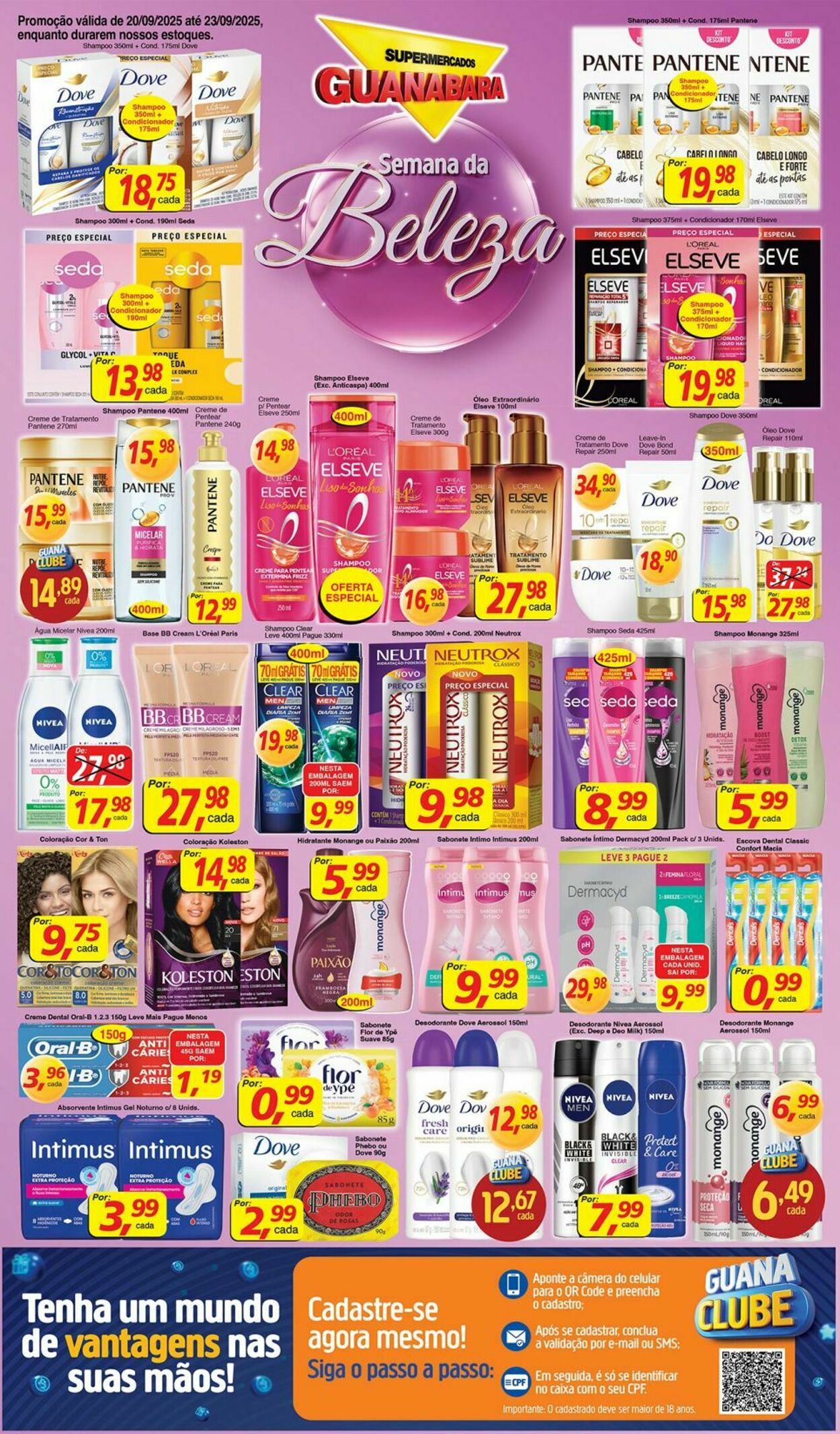 Folheto Supermercados Guanabara 20.09.2025 - 21.09.2025