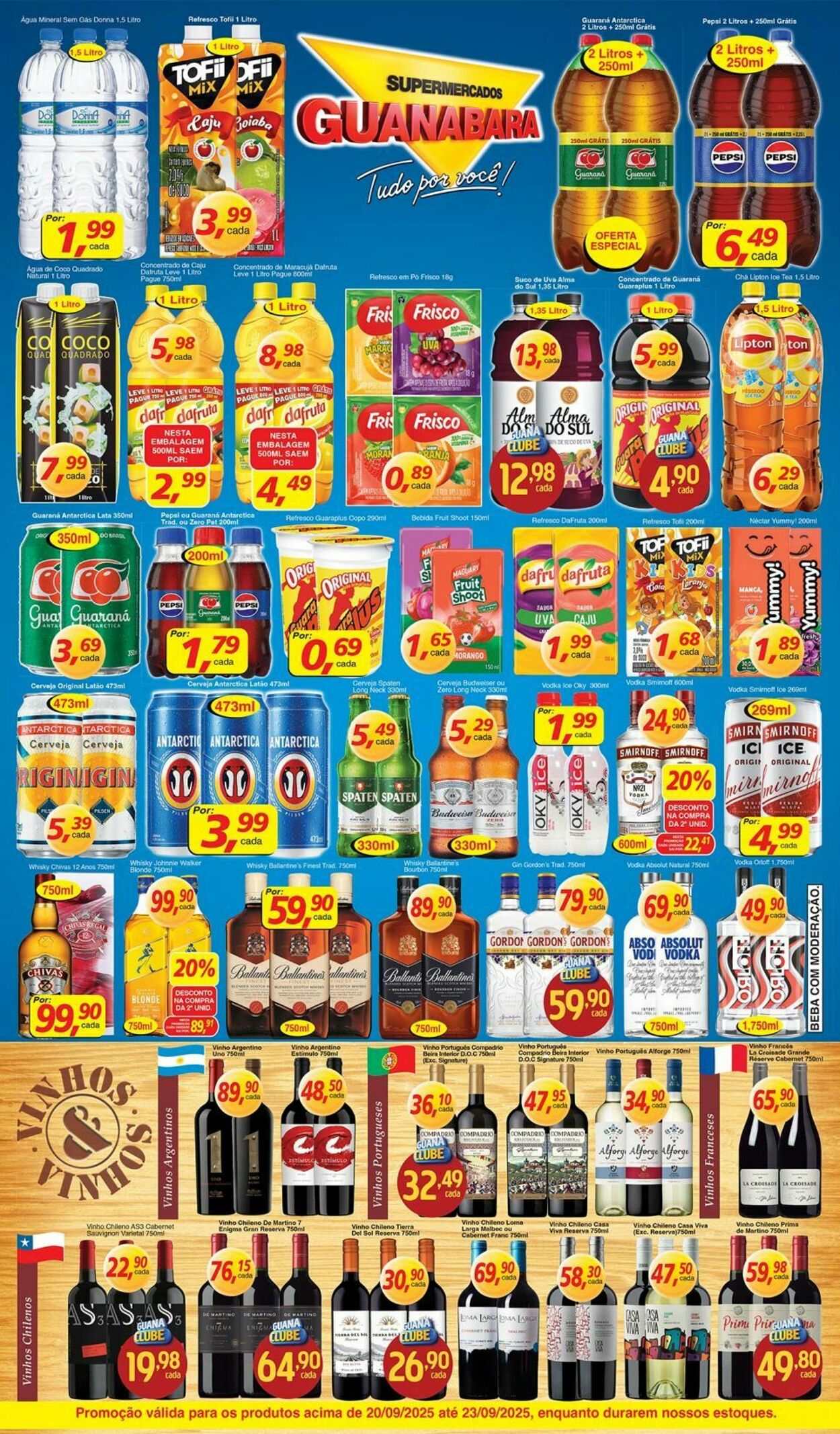 Folheto Supermercados Guanabara 20.09.2025 - 21.09.2025
