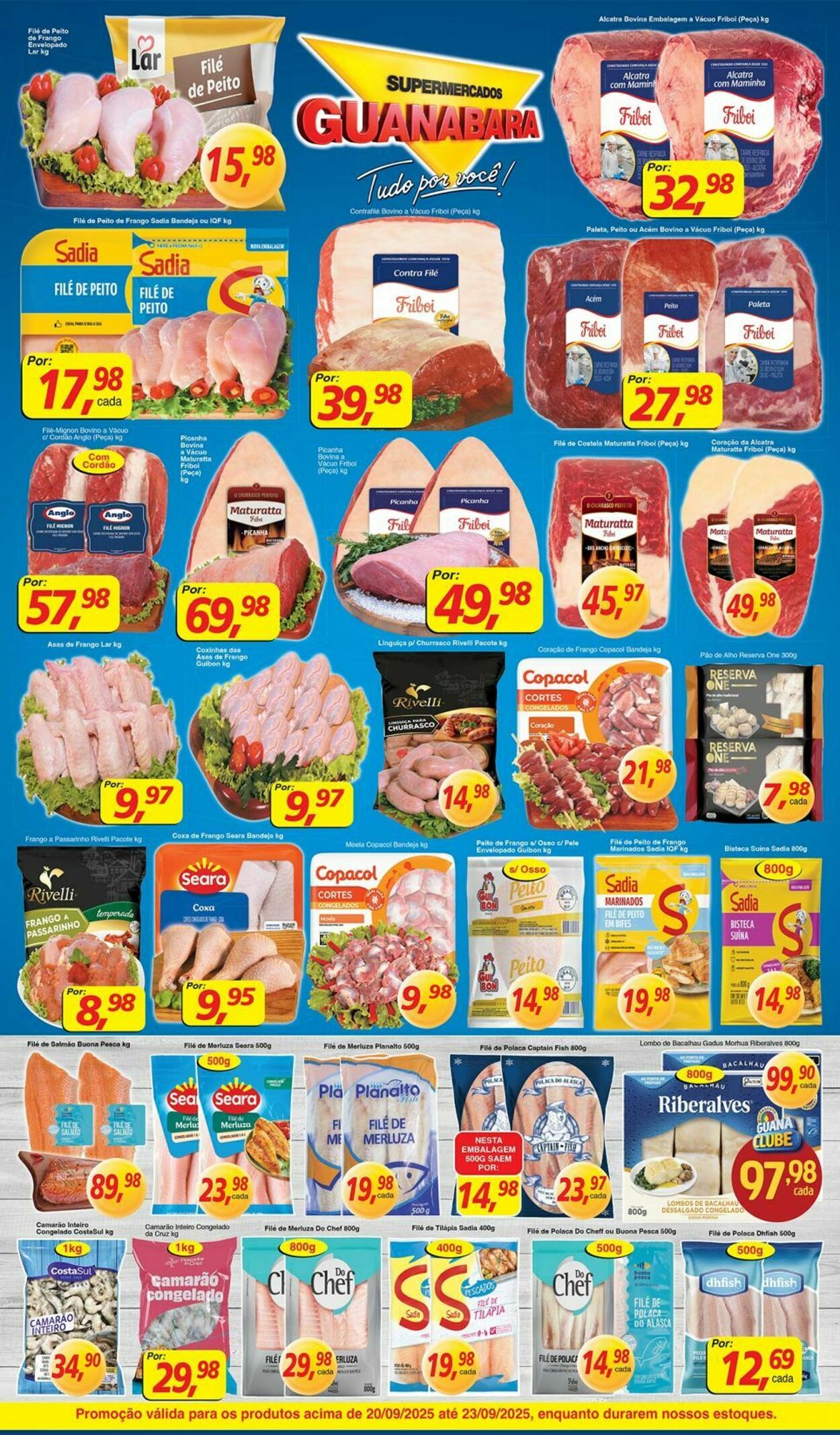 Folheto Supermercados Guanabara 20.09.2025 - 21.09.2025