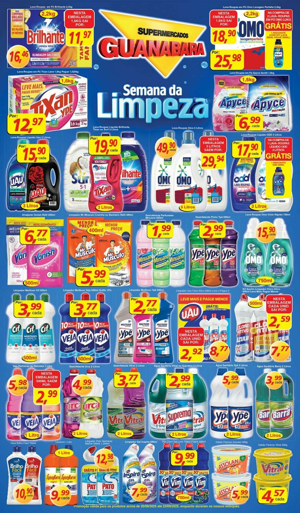 Folheto Supermercados Guanabara 20.09.2025 - 21.09.2025