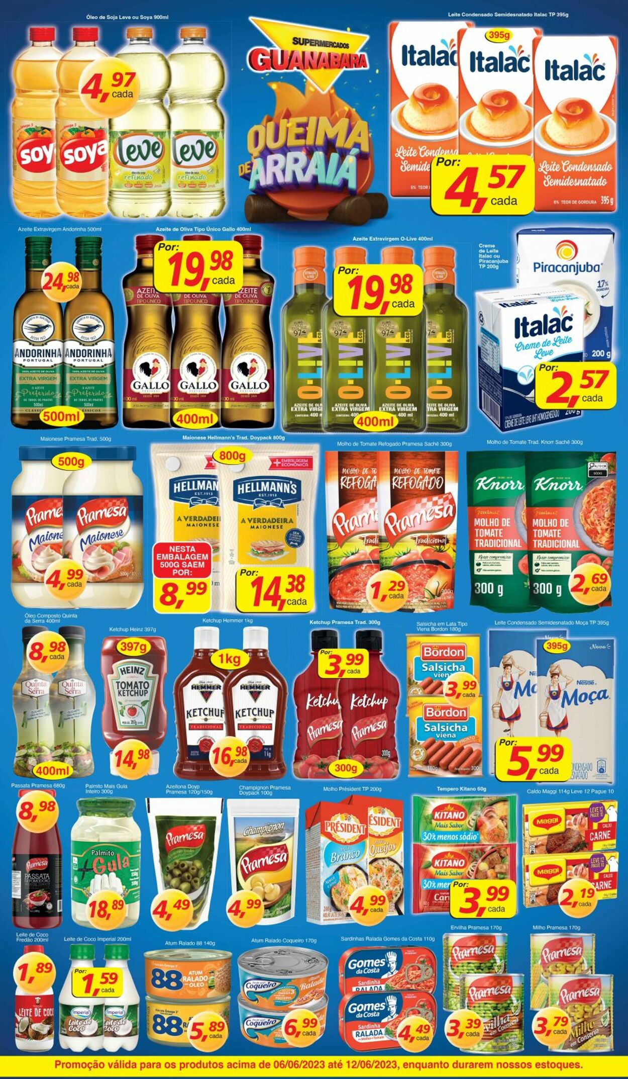 Folheto Supermercados Guanabara 06.06.2023 - 12.06.2023