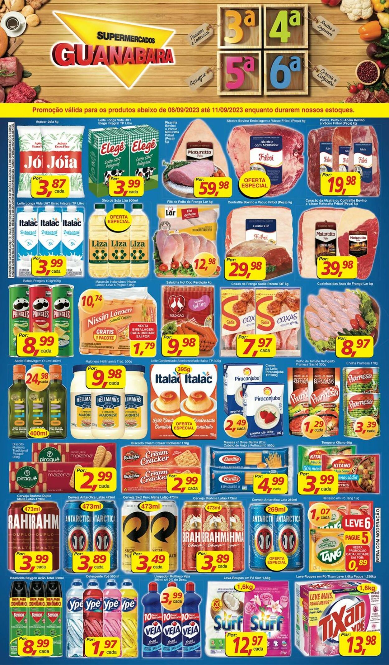 Folheto Supermercados Guanabara 06.09.2023 - 11.09.2023