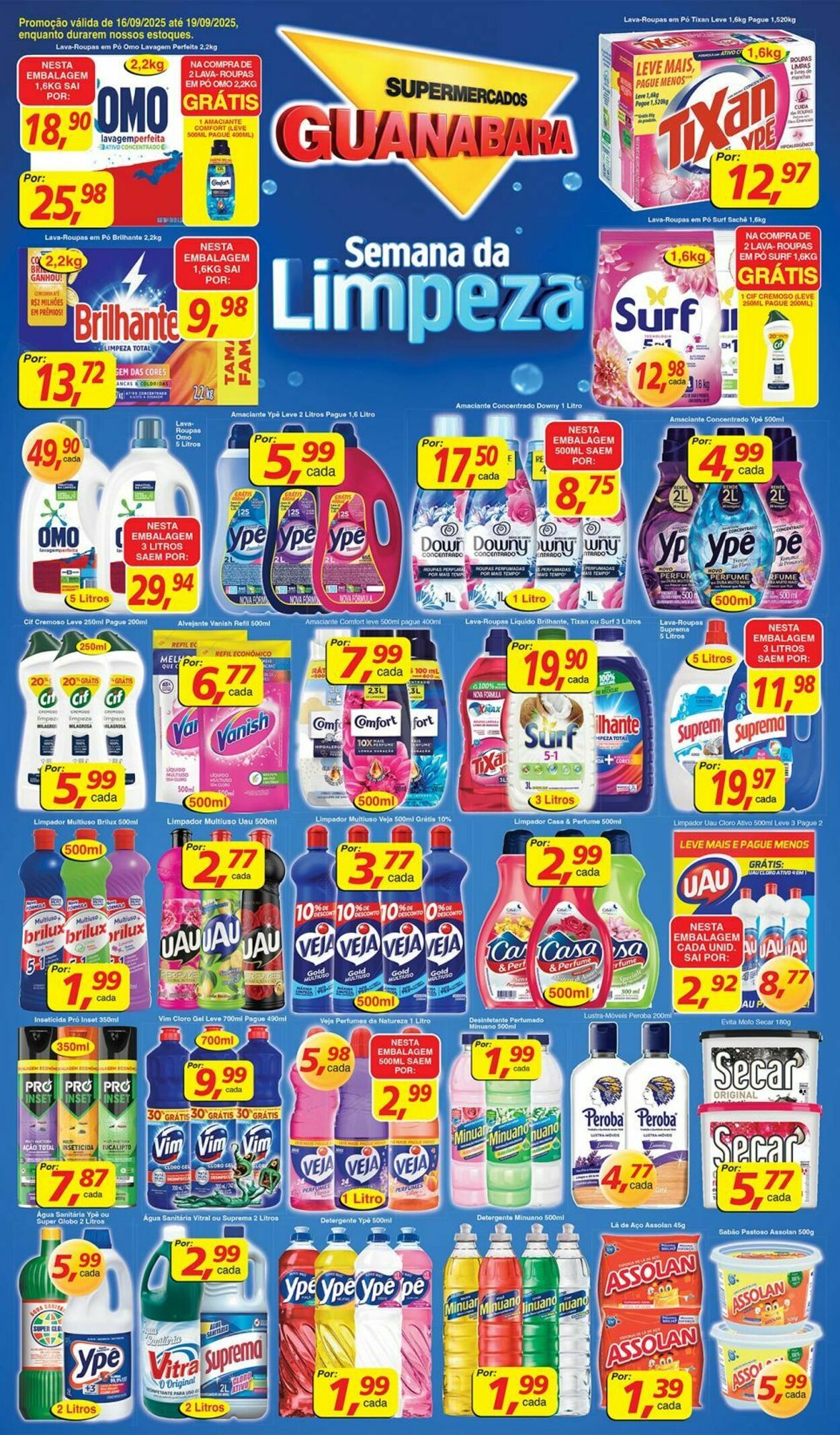 Folheto Supermercados Guanabara 16.09.2025 - 17.09.2025