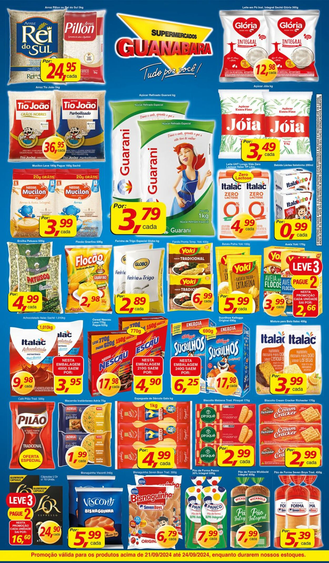 Folheto Supermercados Guanabara 21.09.2024 - 22.09.2024