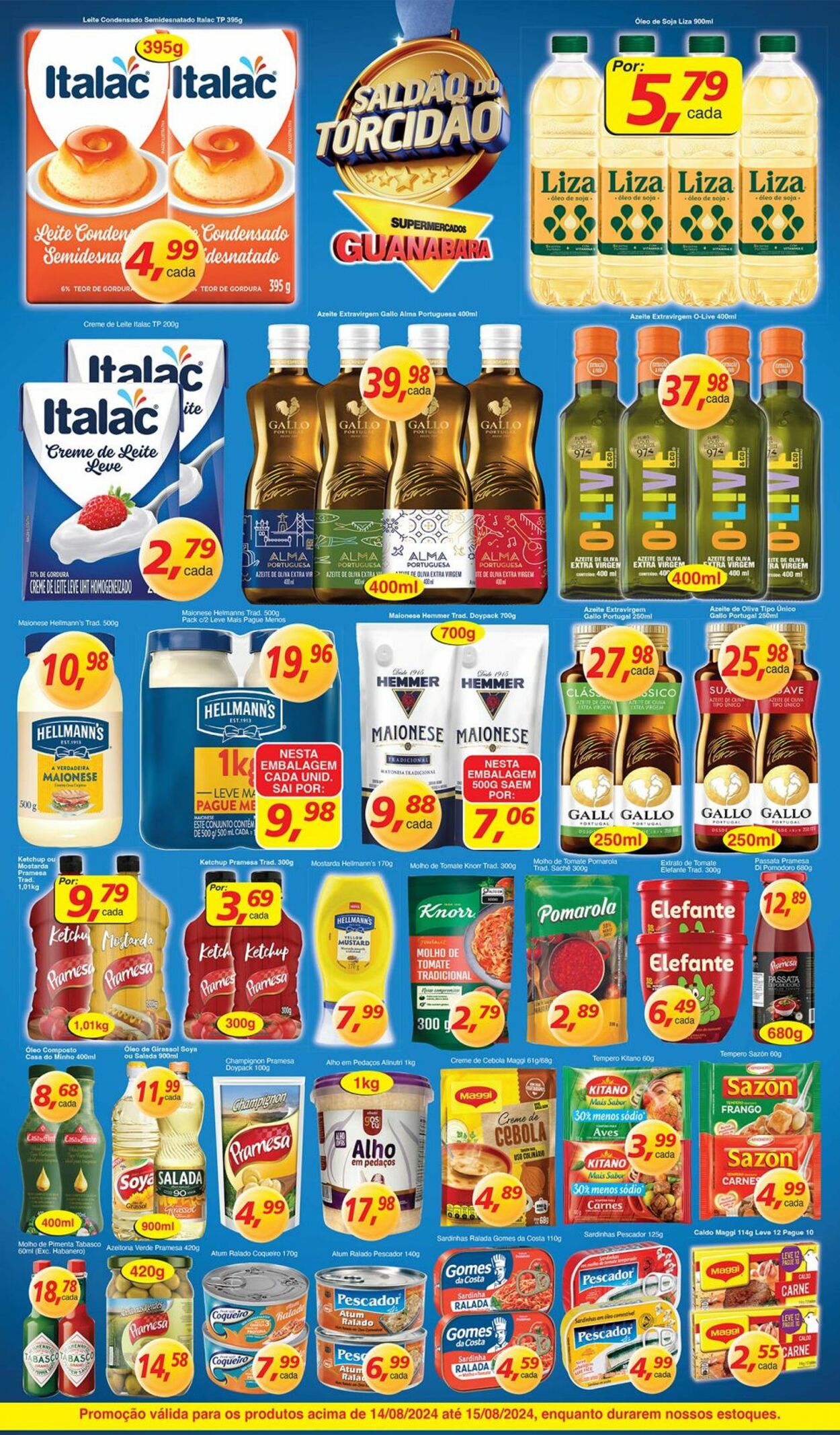 Folheto Supermercados Guanabara 14.08.2024 - 15.08.2024