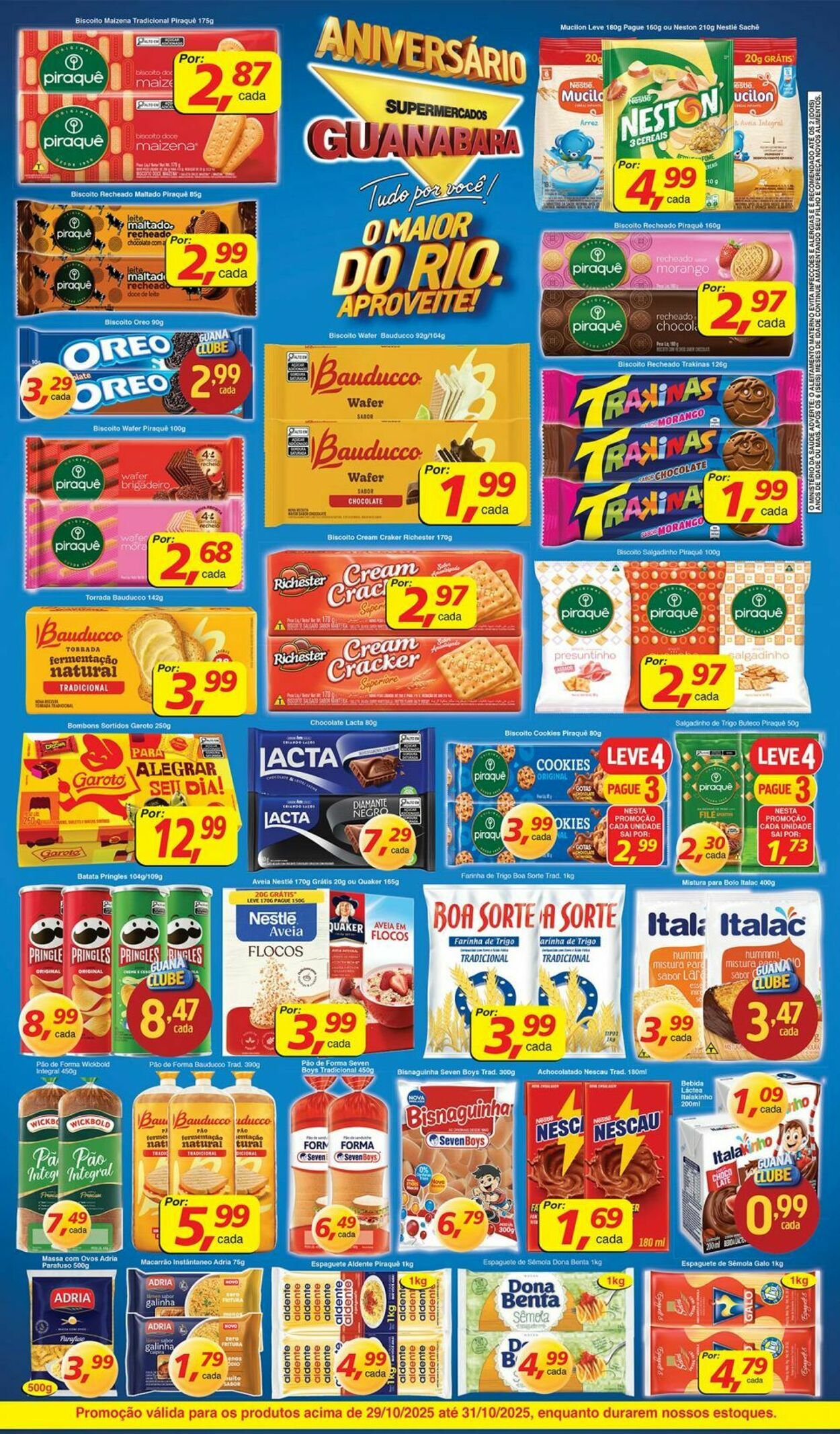 Folheto Supermercados Guanabara 29.10.2025 - 30.10.2025