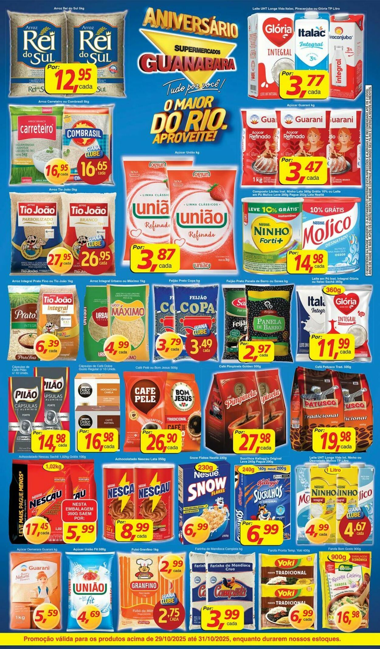 Folheto Supermercados Guanabara 29.10.2025 - 30.10.2025
