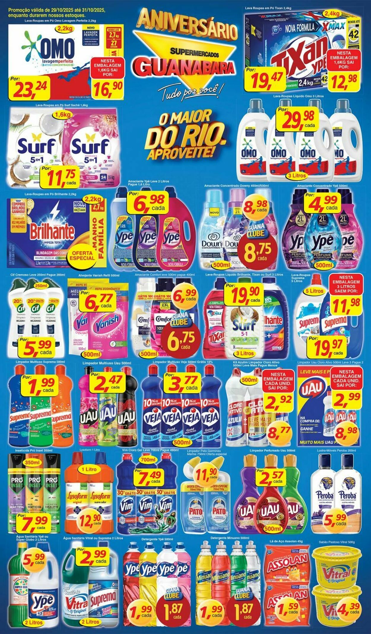 Folheto Supermercados Guanabara 29.10.2025 - 30.10.2025