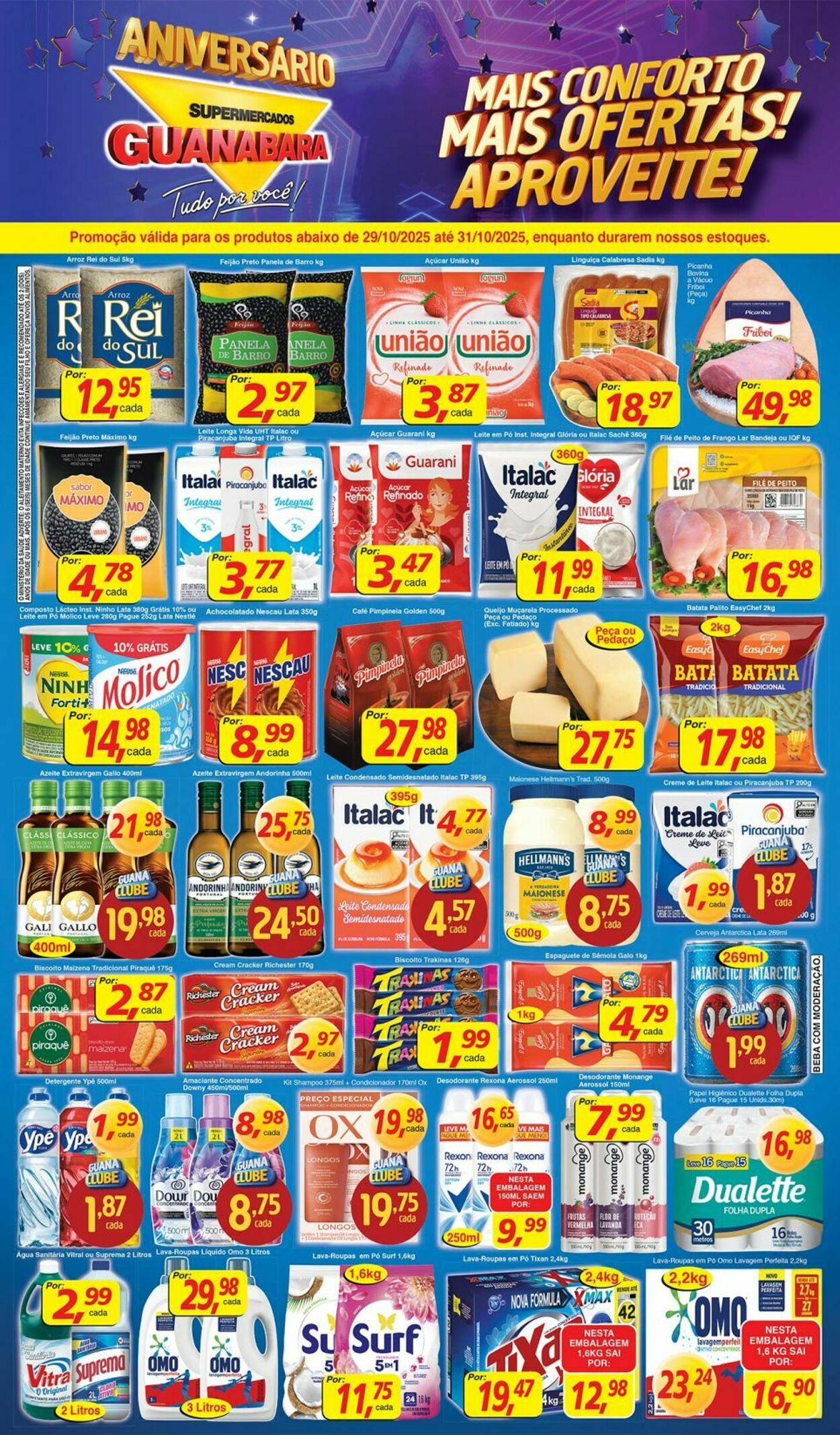 Folheto Supermercados Guanabara 29.10.2025 - 30.10.2025