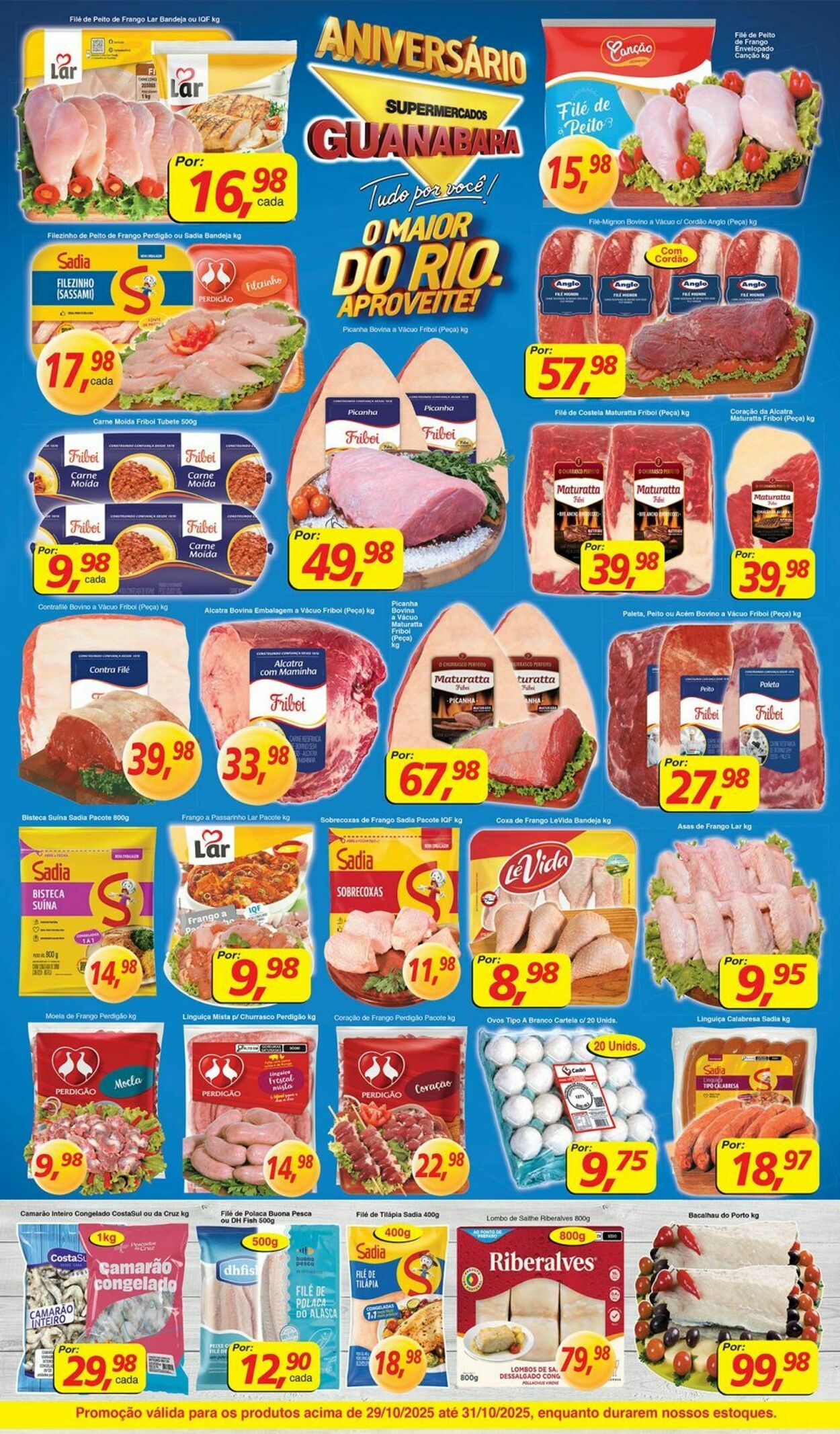 Folheto Supermercados Guanabara 29.10.2025 - 30.10.2025