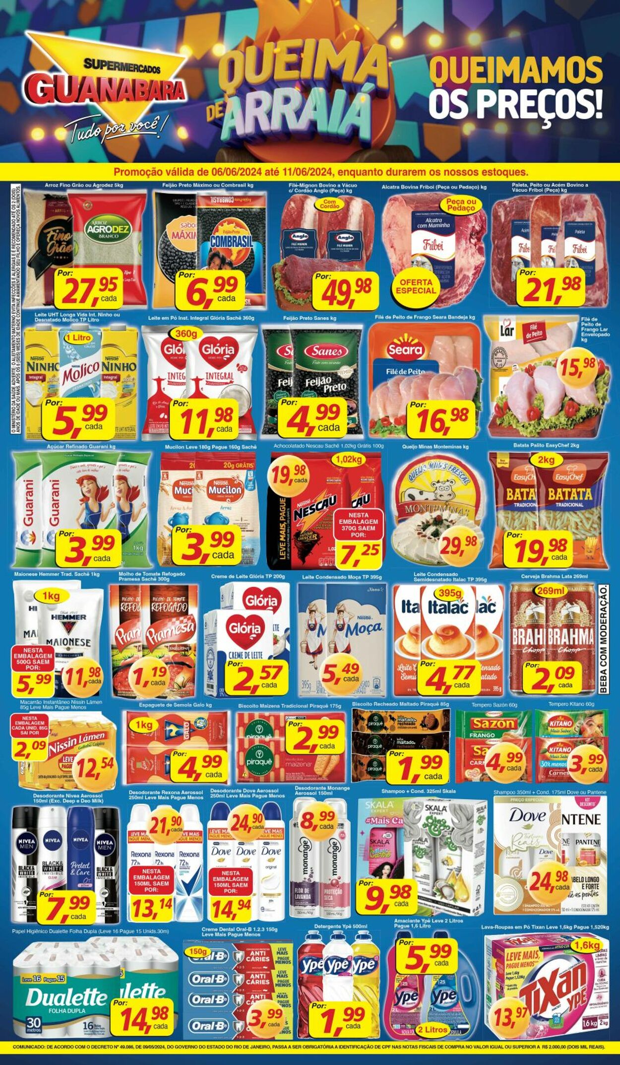 Folheto Supermercados Guanabara 06.06.2024 - 07.06.2024