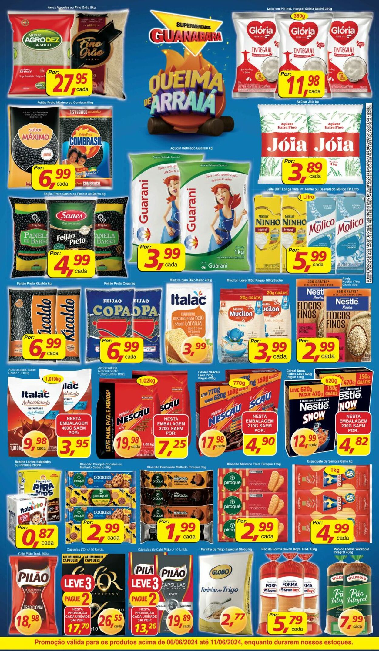 Folheto Supermercados Guanabara 06.06.2024 - 07.06.2024