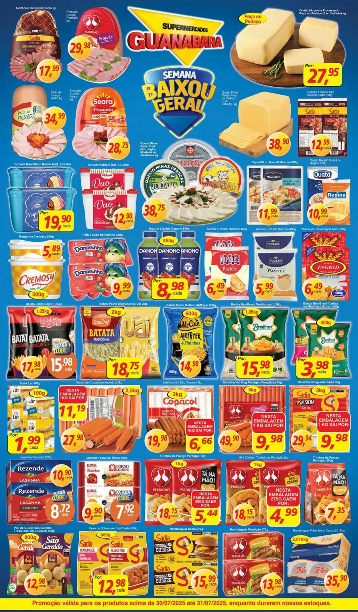 Folheto Supermercados Guanabara 30.07.2025 - 31.07.2025