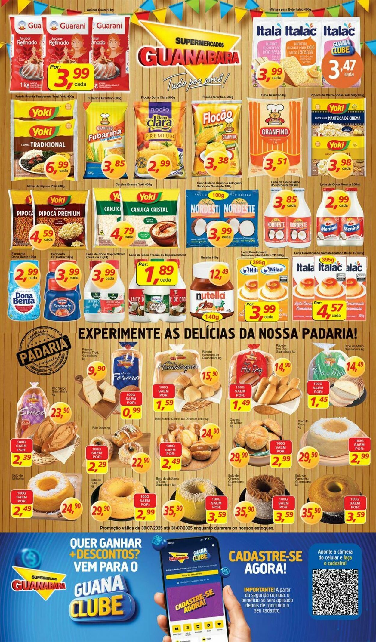 Folheto Supermercados Guanabara 30.07.2025 - 31.07.2025