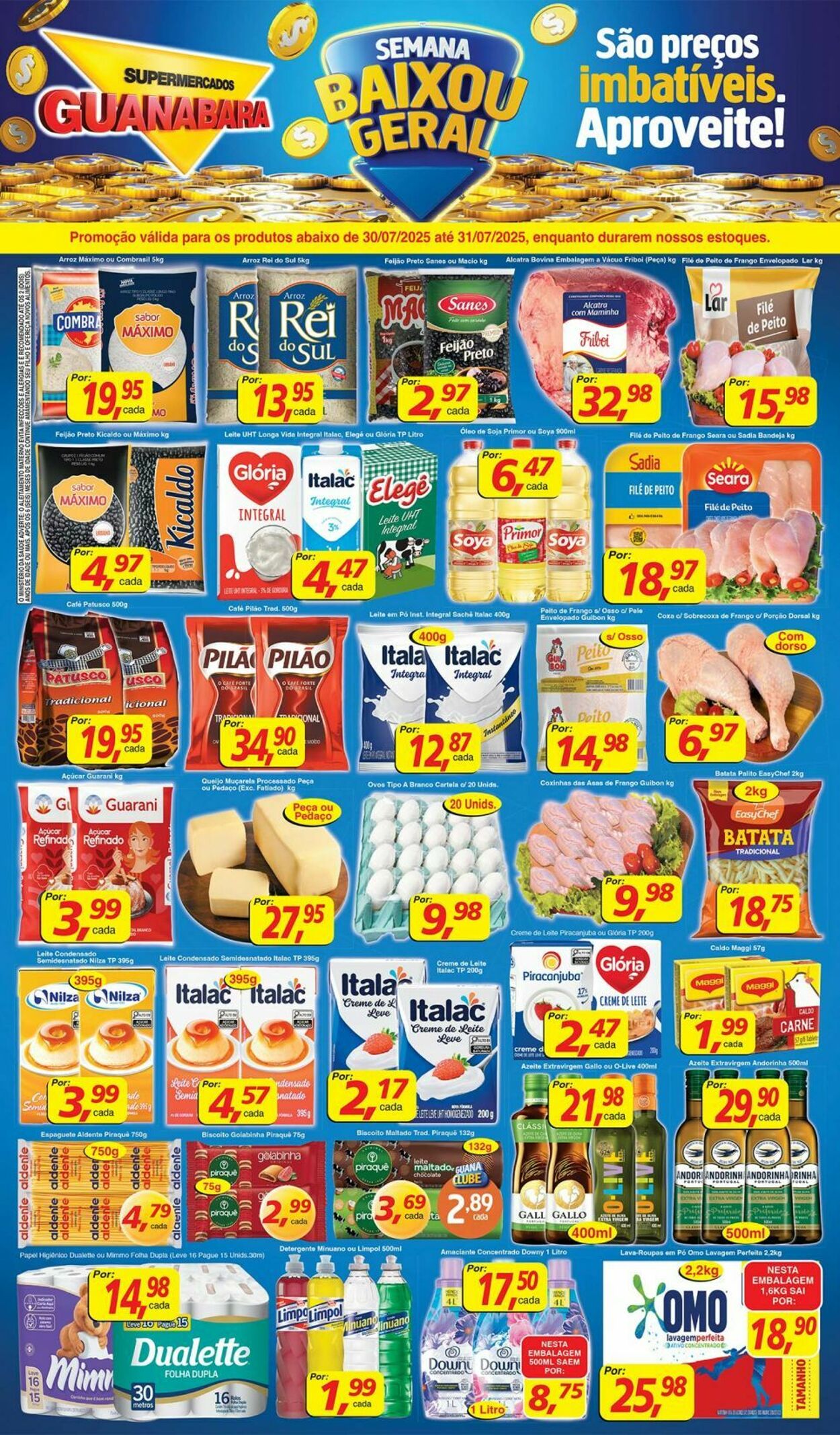Folheto Supermercados Guanabara 30.07.2025 - 31.07.2025